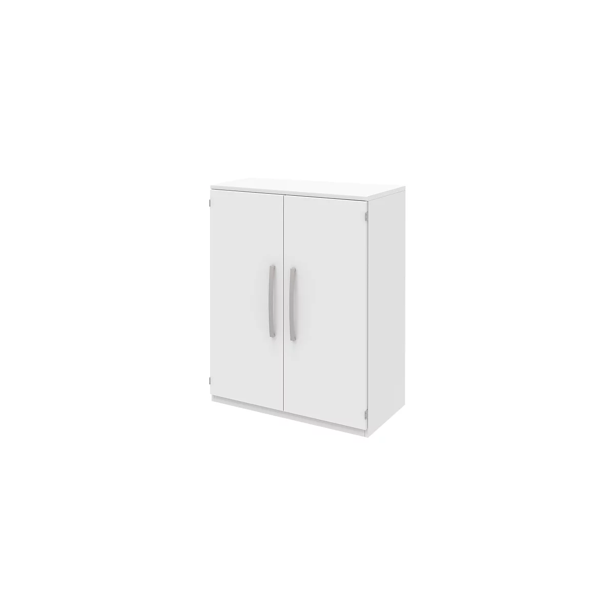 Archiefkast BARI, 3 ordnerhoogten, 2 legborden, B 819 x D 430 x H 1117 mm, wit