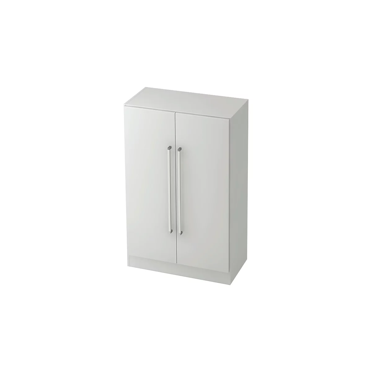 Archiefkast TARVIS, met handgreep zonder slot, 3 ordnerhoogten, B 800 x D 420 x H 1270 mm, lichtgrijs
