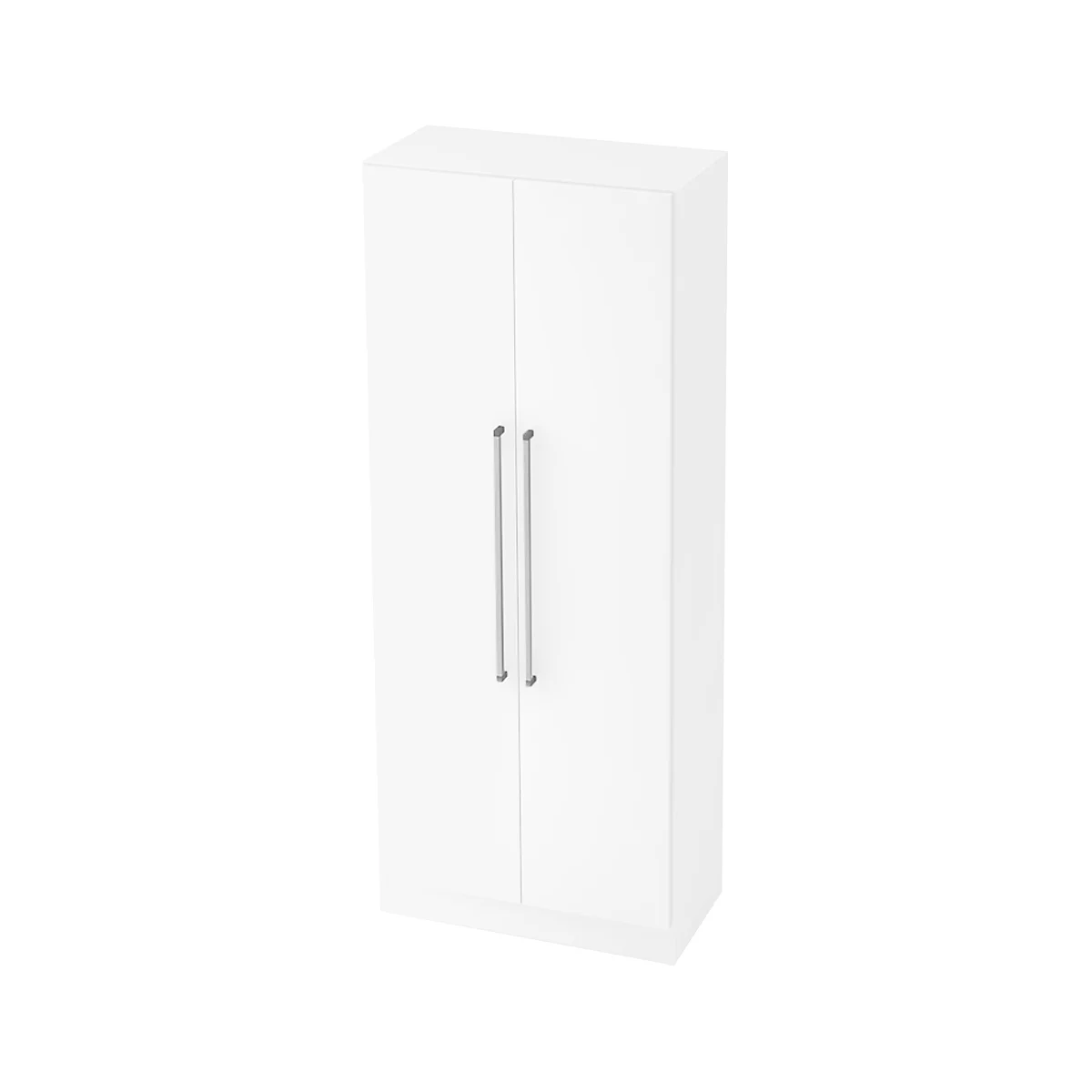 Archiefkast TARVIS, met handgreep zonder slot, 5 ordnerhoogten, B 800 x D 420 x H 2004 mm, wit