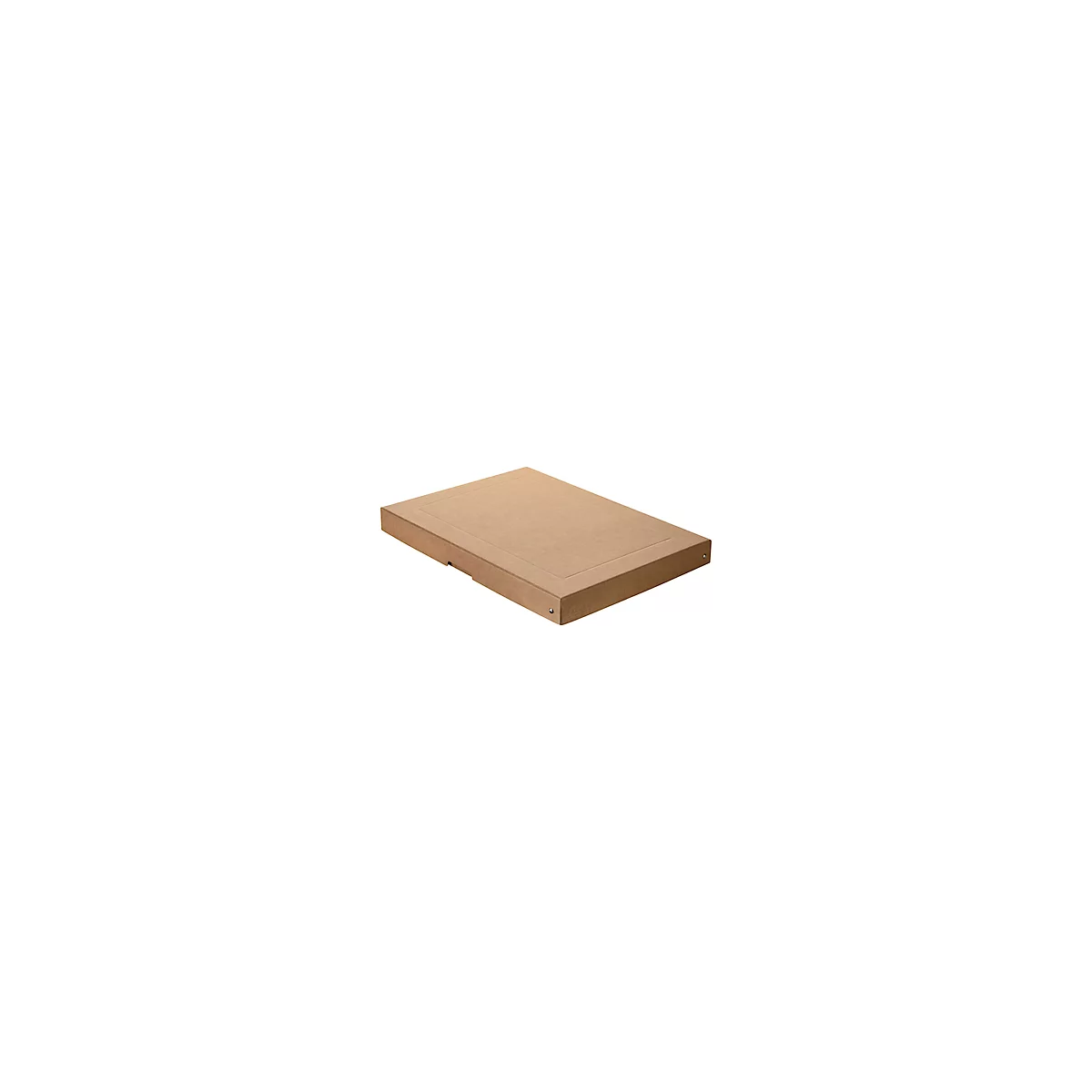 Archivbox Falken PureBox Nature A3, für bis zu 500 Blatt, mit Beschriftungsfeld, L 440 x B 320 x Füllhöhe 40 mm, FSC®-Pappe, braun