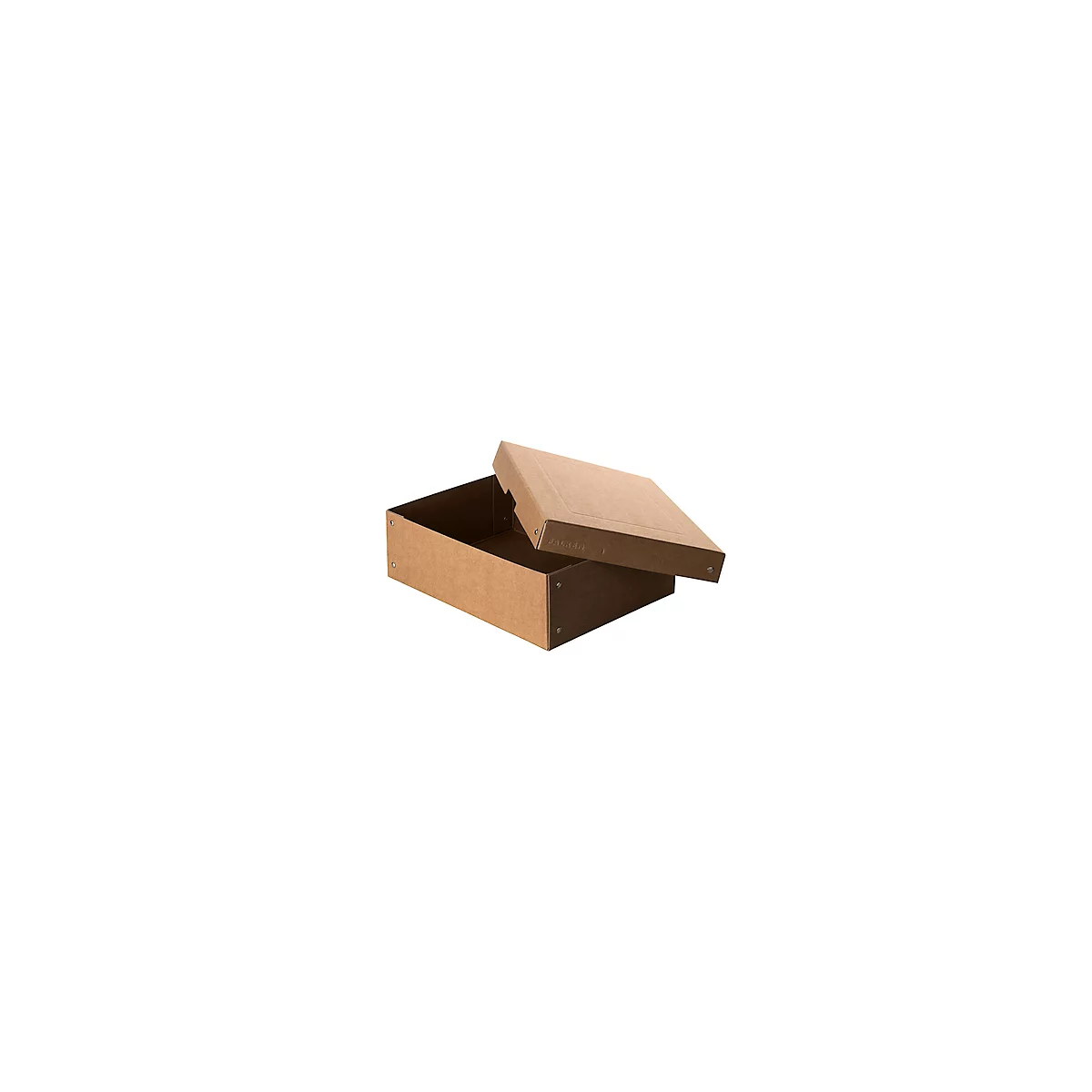 Archivbox Falken PureBox Nature A4, für bis zu 1250 Blatt, mit Beschriftungsfeld, L 320 x B 240 x Füllhöhe 100 mm, FSC®-Pappe, braun