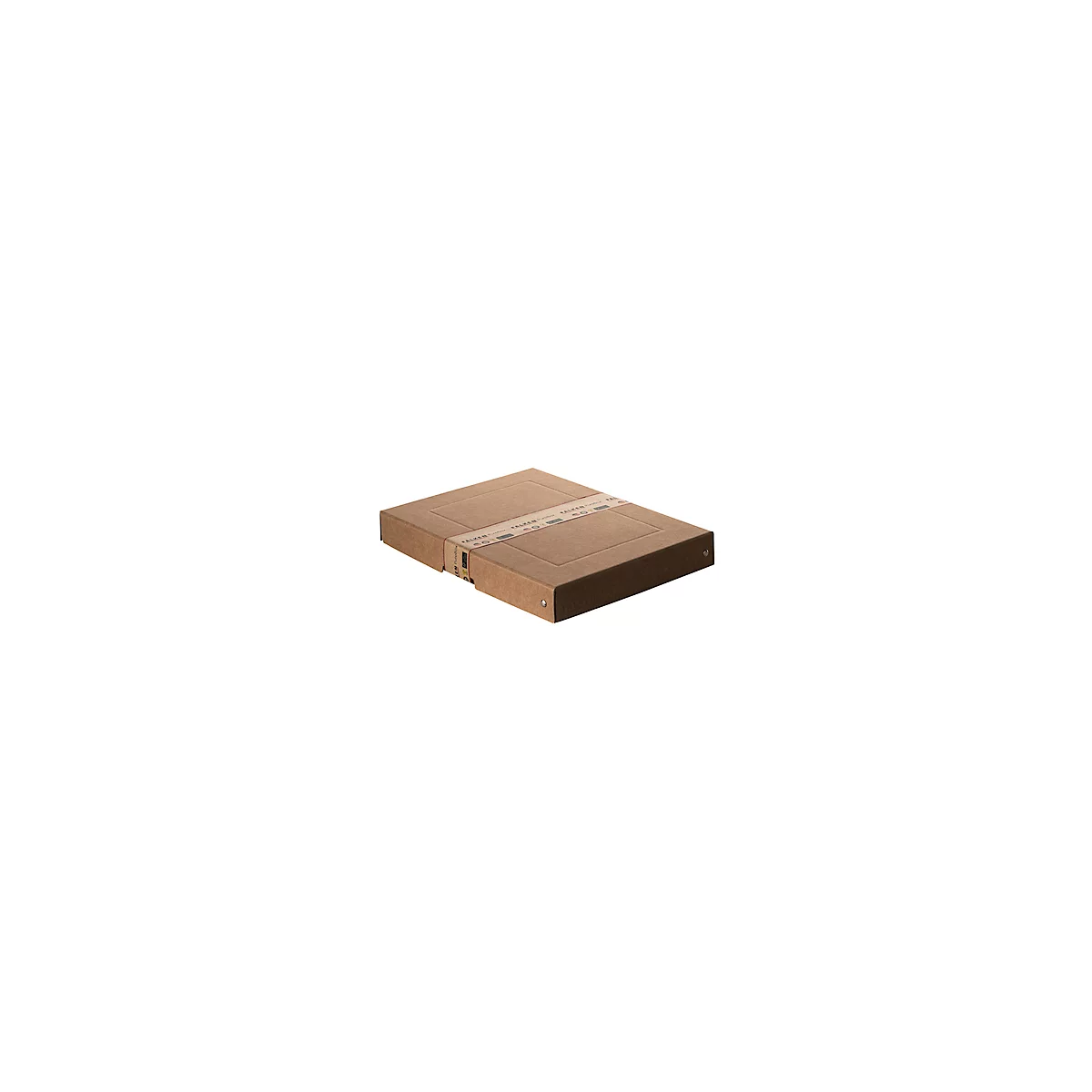 Archivbox Falken PureBox Nature A4, für bis zu 500 Blatt, mit Beschriftungsfeld, L 320 x B 240 x Füllhöhe 40 mm, FSC®-Pappe, braun