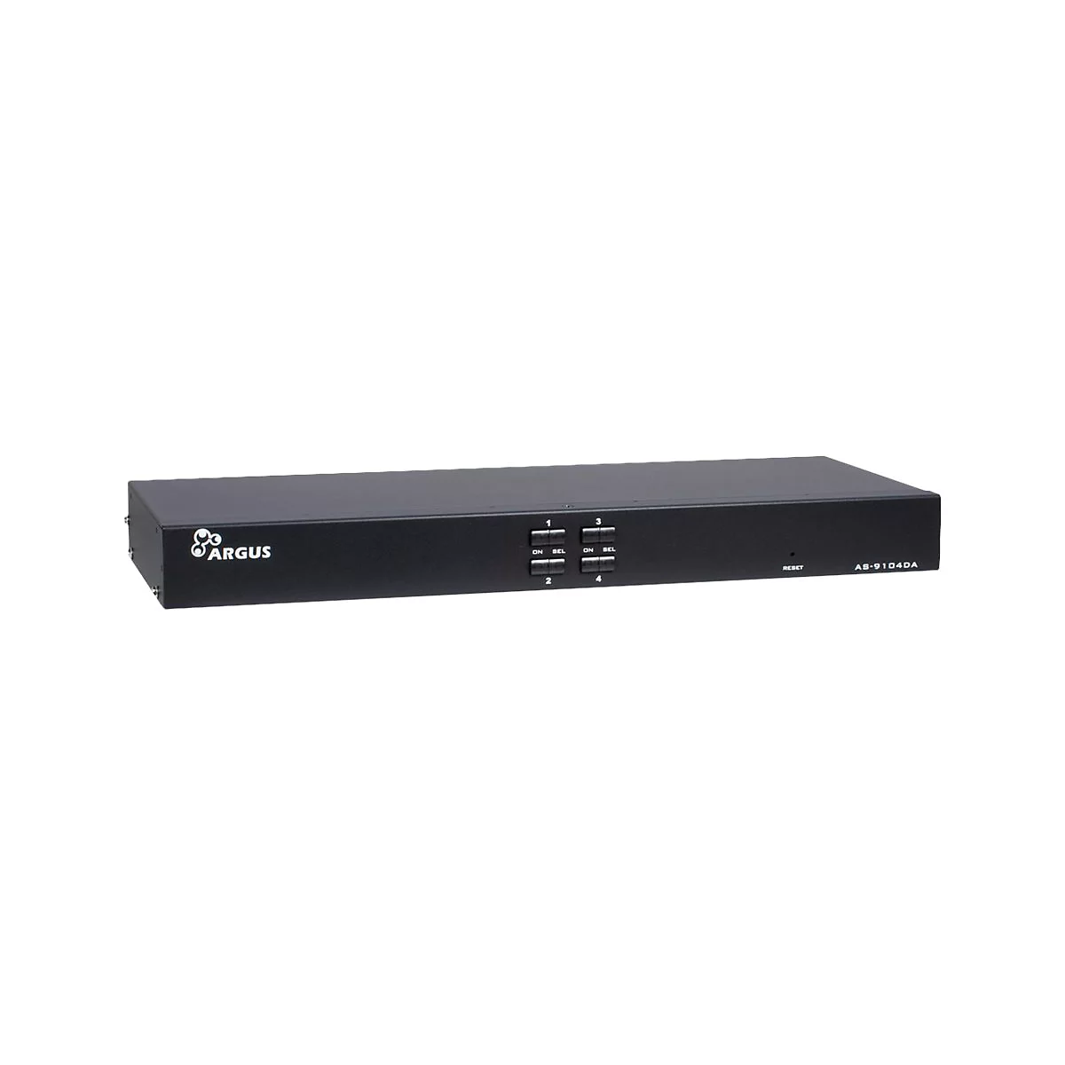 Argus AS-9104DA - KVM-/Audio-Switch - 4 x KVM/Audio - 1 lokaler Benutzer - Desktop, an Rack montierbar