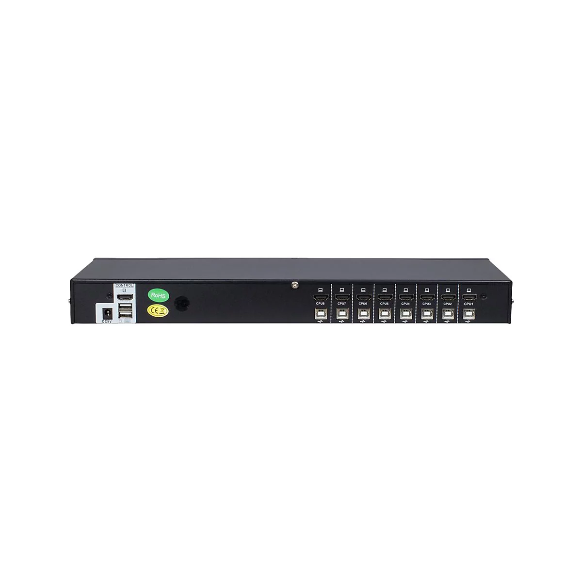 Argus AS-9108HA - KVM-Switch - 8 x KVM port(s) - 1 lokaler Benutzer - an Rack montierbar
