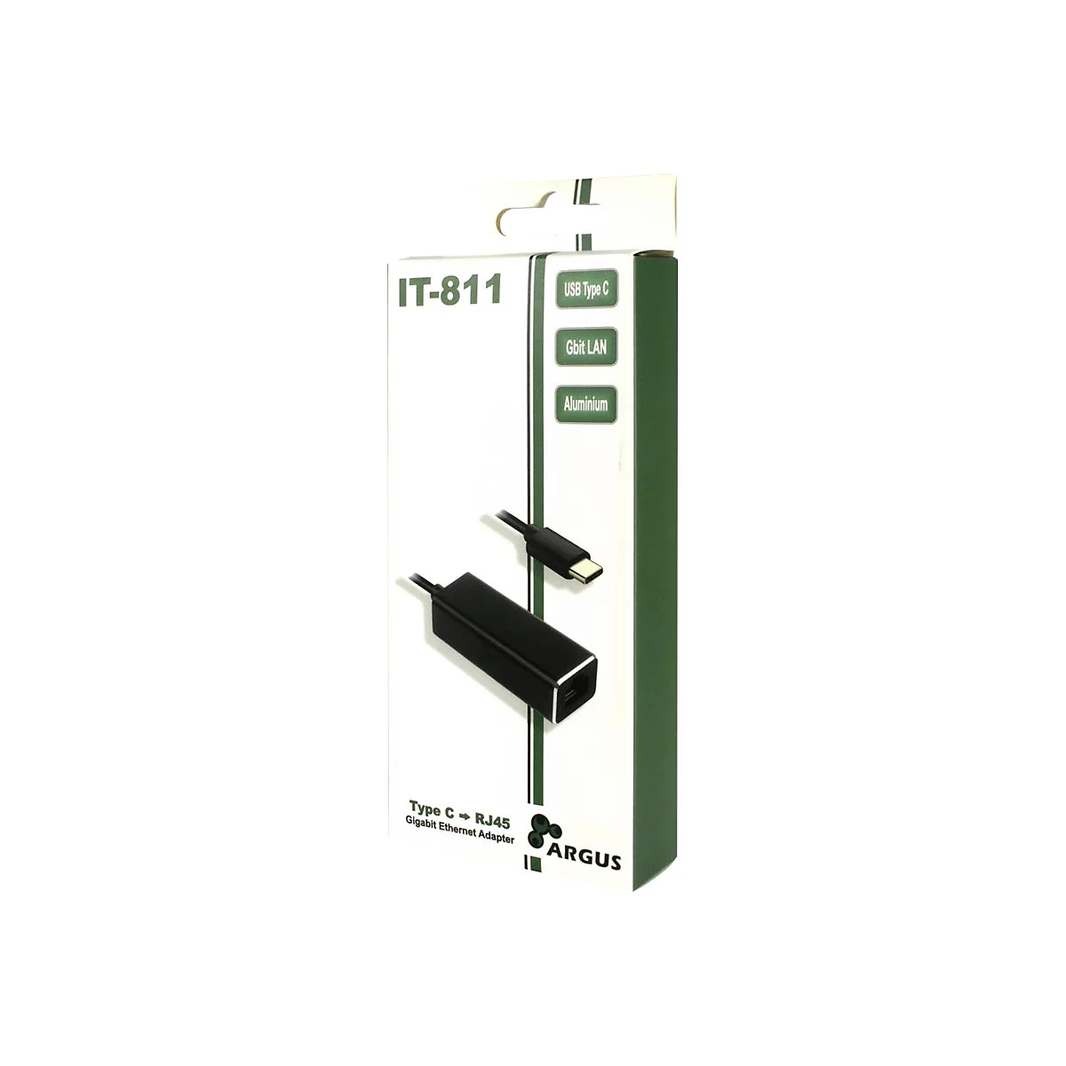 Argus IT-811 - Netzwerkadapter - USB-C - Gigabit Ethernet