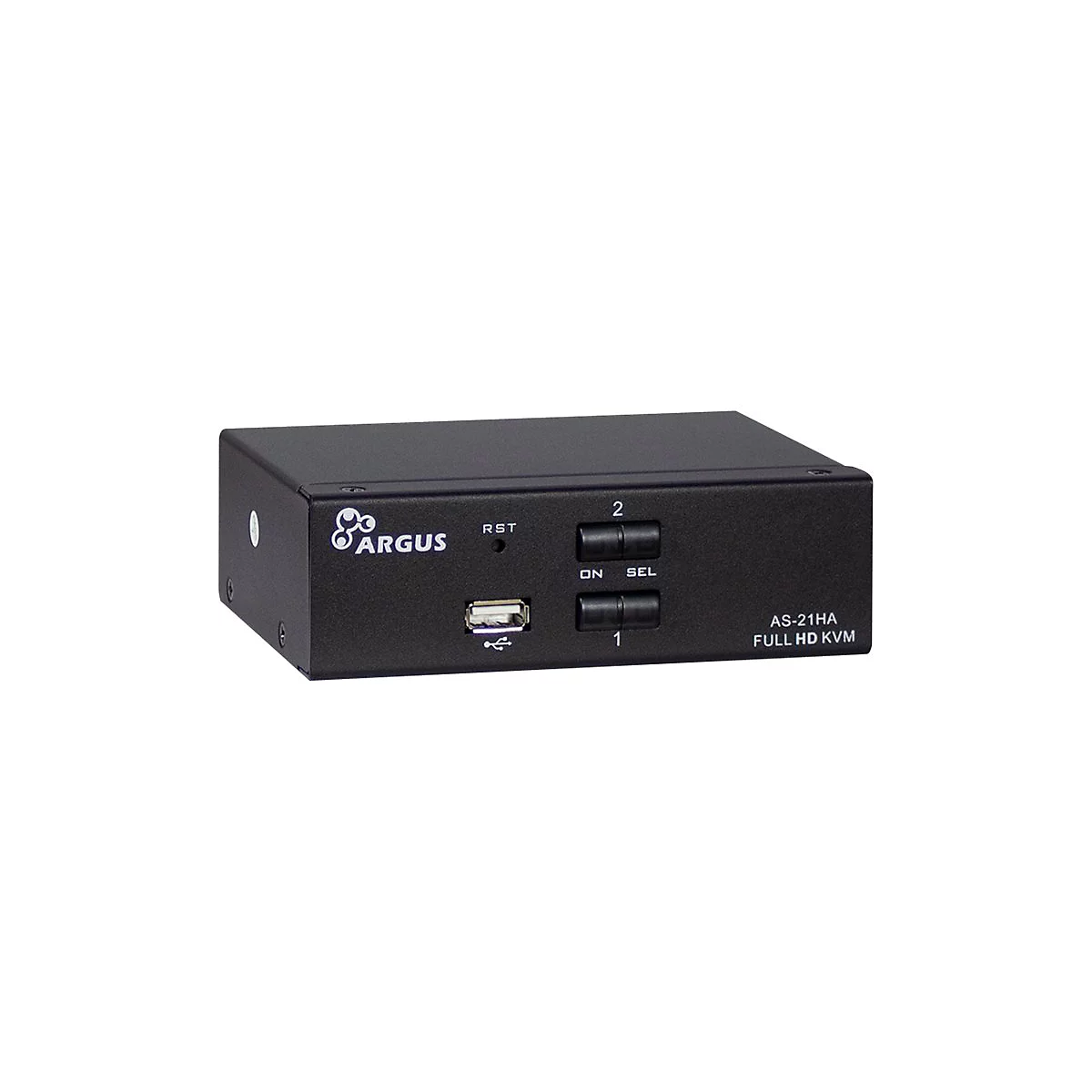 Argus KVM AS-21HA - KVM-/Audio-Switch - 2 Anschlüsse