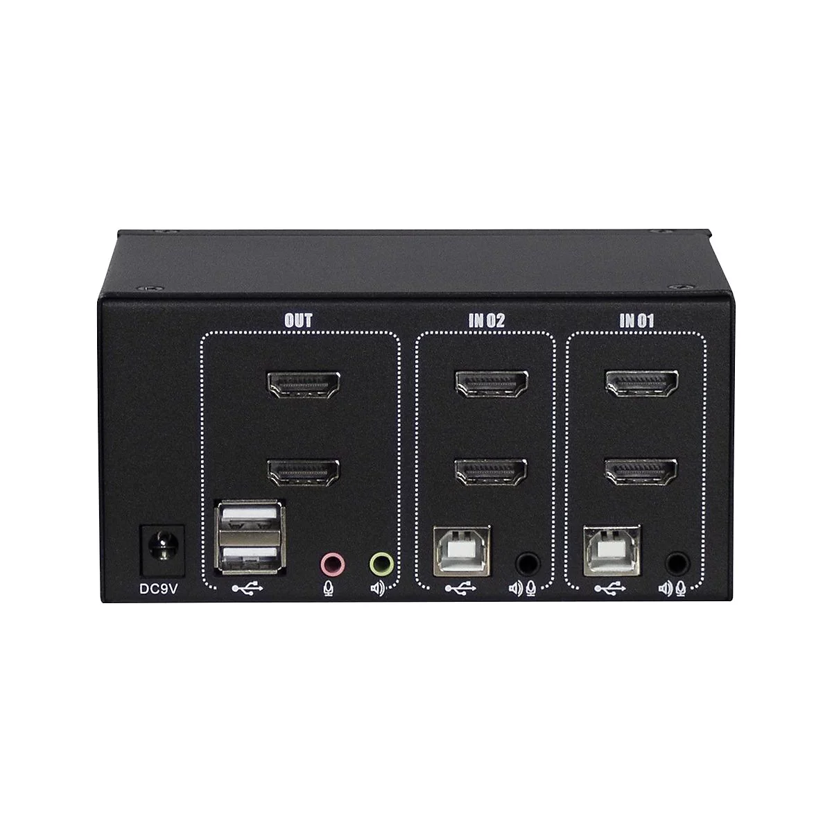 Argus KVM AS-22HA - KVM-/Audio-Switch - 2 Anschlüsse