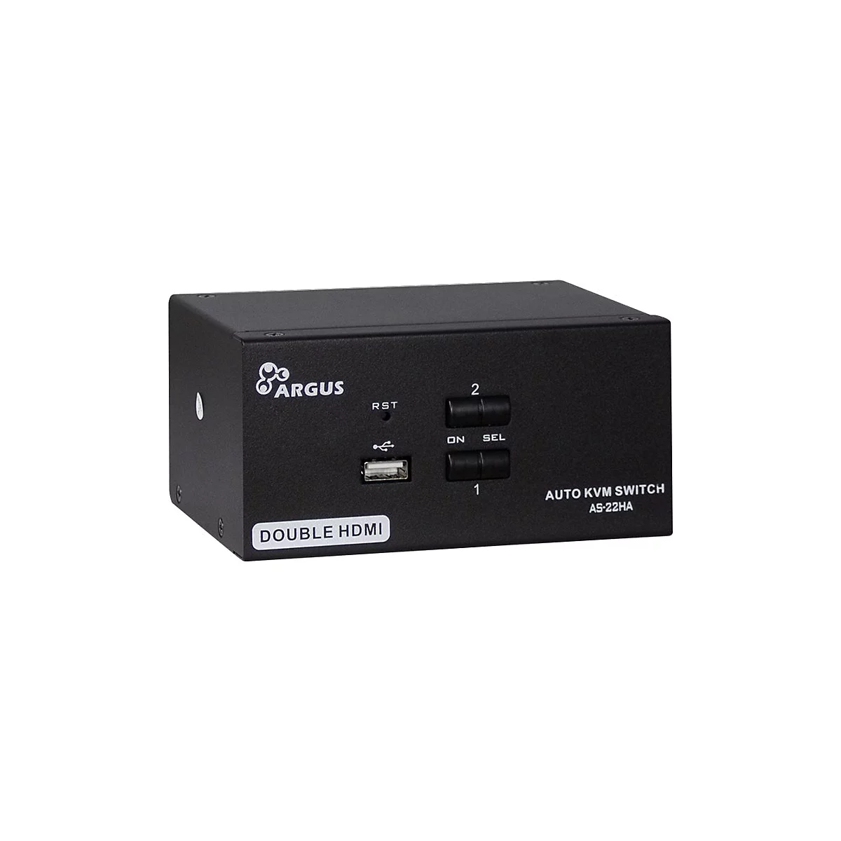 Argus KVM AS-22HA - KVM-/Audio-Switch - 2 Anschlüsse