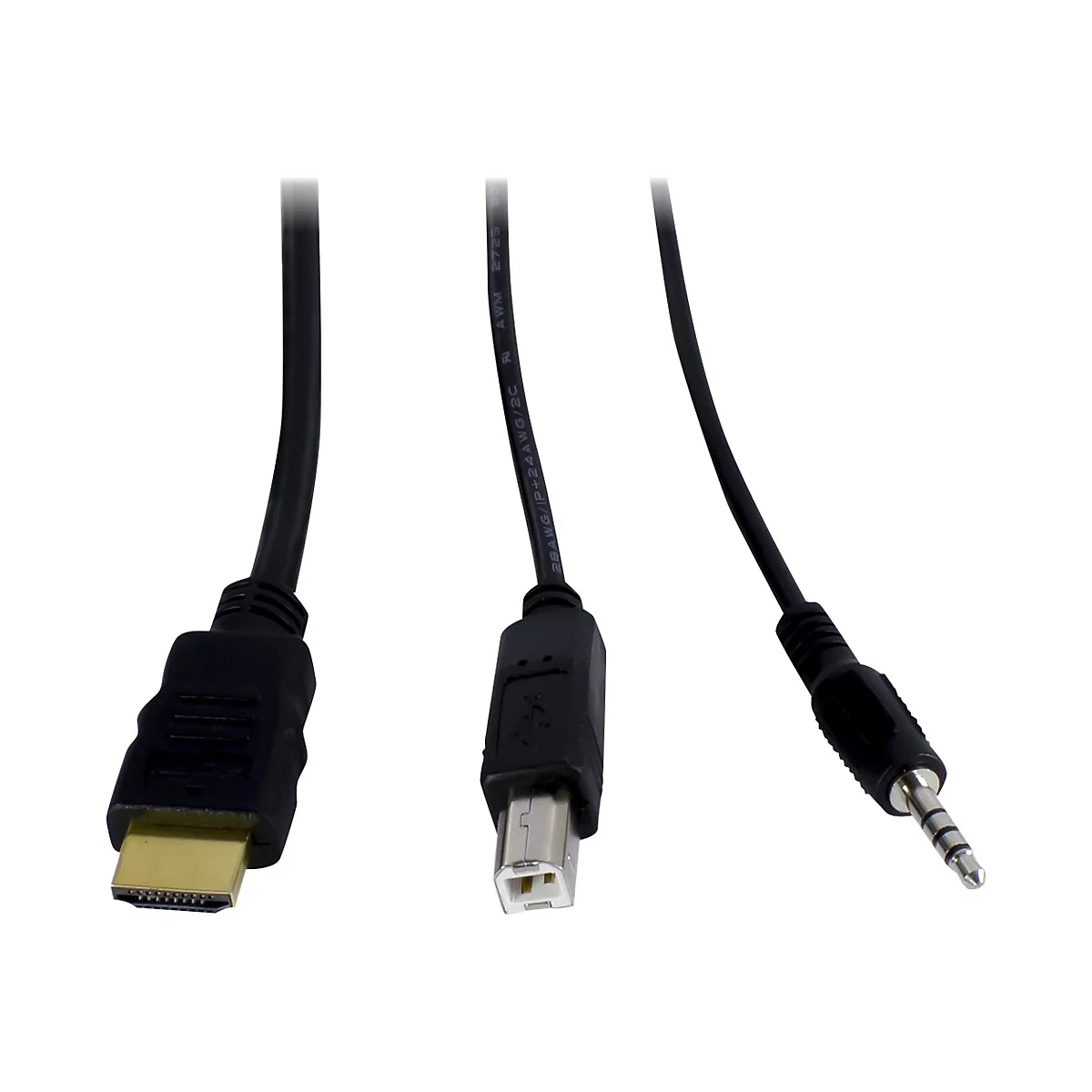 Argus KVM AS-41HA - KVM-/Audio-Switch - 4 Anschlüsse