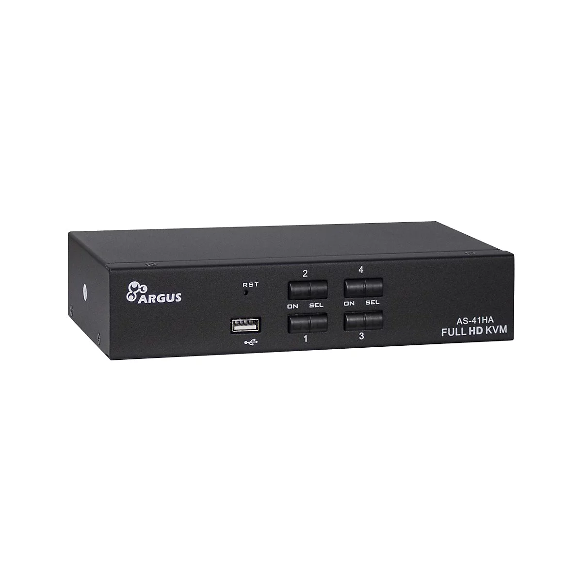 Argus KVM AS-41HA - KVM-/Audio-Switch - 4 Anschlüsse