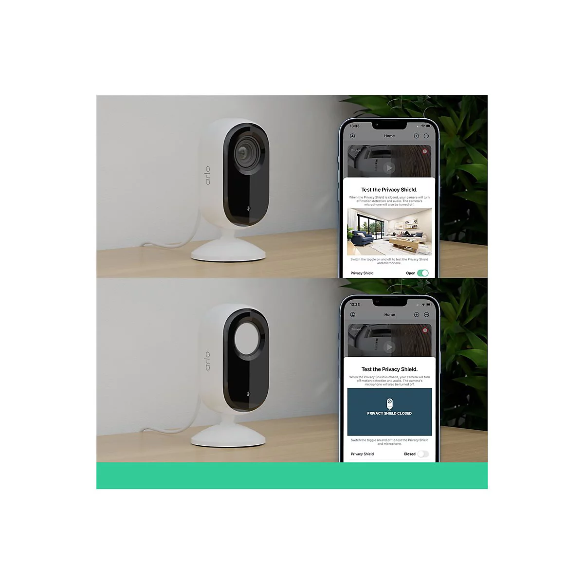 Arlo Essential Indoor 2K - Netzwerk-Überwachungskamera - Innenbereich - Farbe (Tag&Nacht) - 4 MP - 2560 x 1440