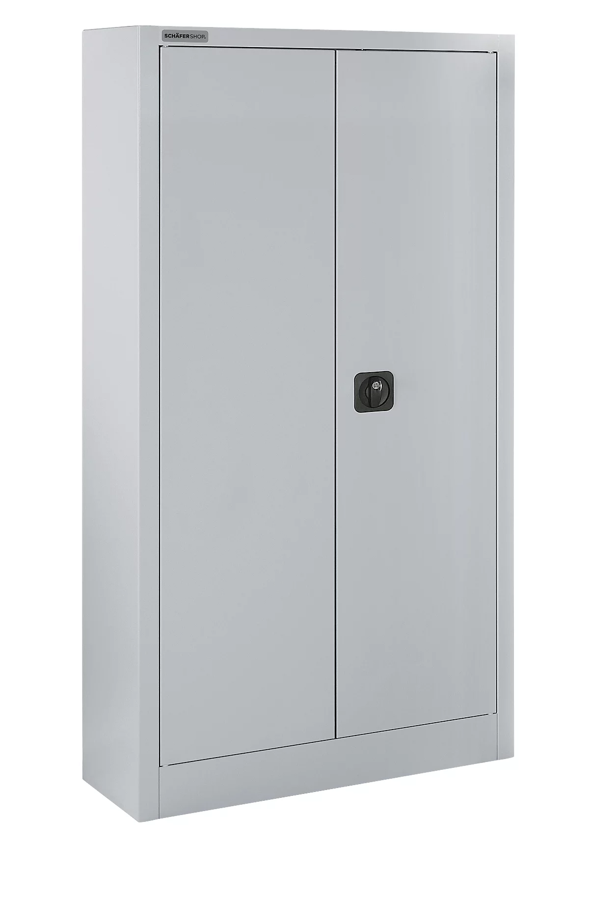 Armario archivador Schäfer Shop Select, con cerradura, altura 1585 mm, anchura 800 mm, aluminio blanco RAL 9006 