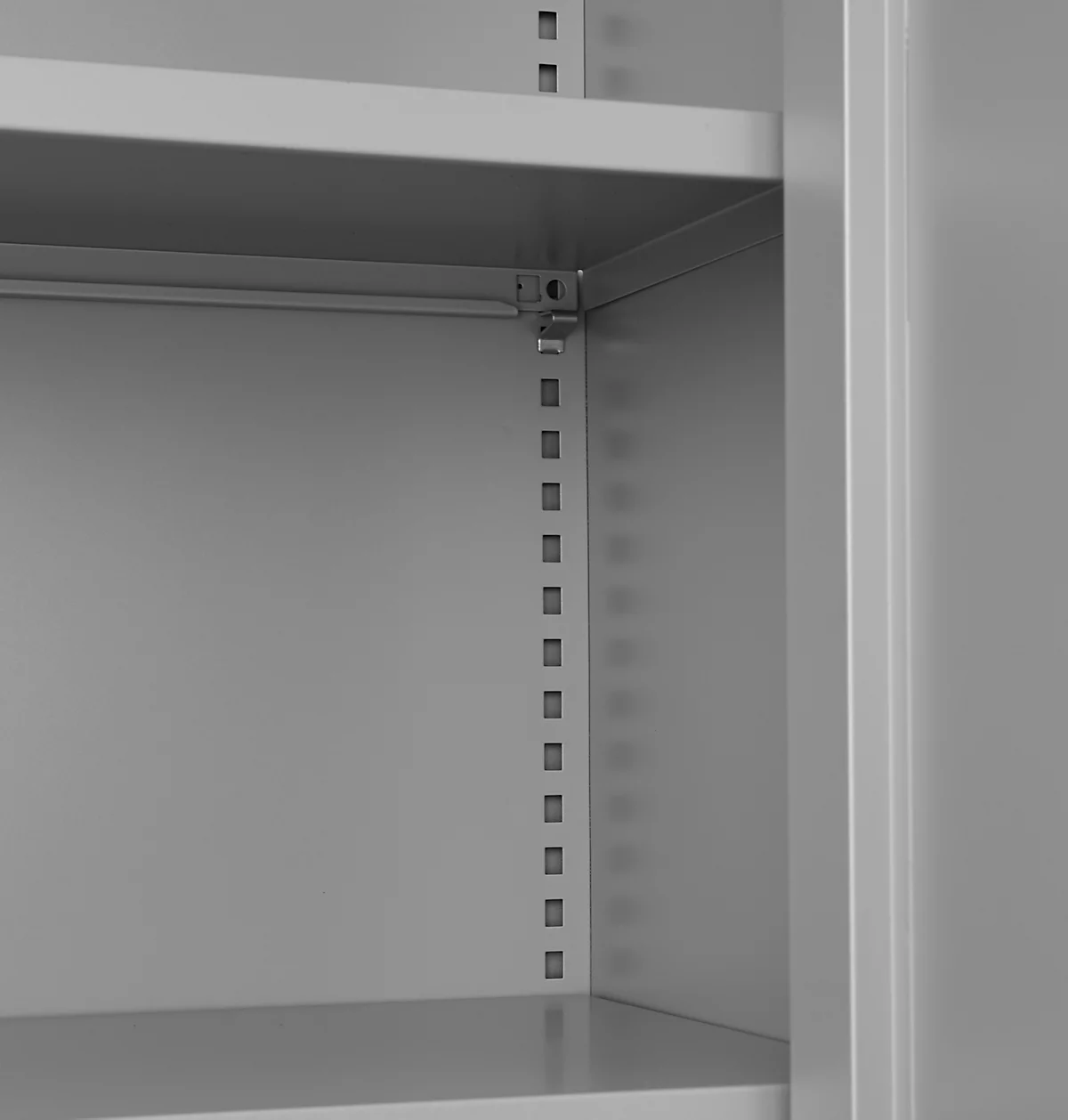 Armario archivador Schäfer Shop Select, con cerradura, altura 1585 mm, anchura 950 mm, aluminio blanco RAL 9006