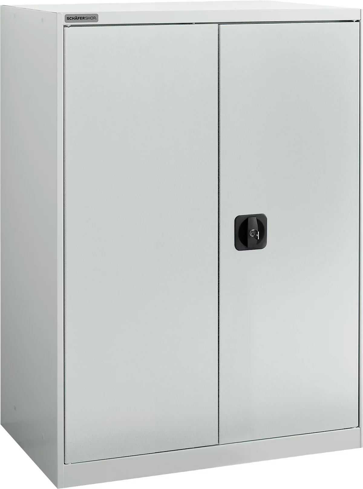 Armario con puerta batiente Schäfer Shop Select MS-i 12408, chapa de acero, An 800 x P 400 x Al 1215 mm, 3 OH, gris claro, hasta 150 kg 