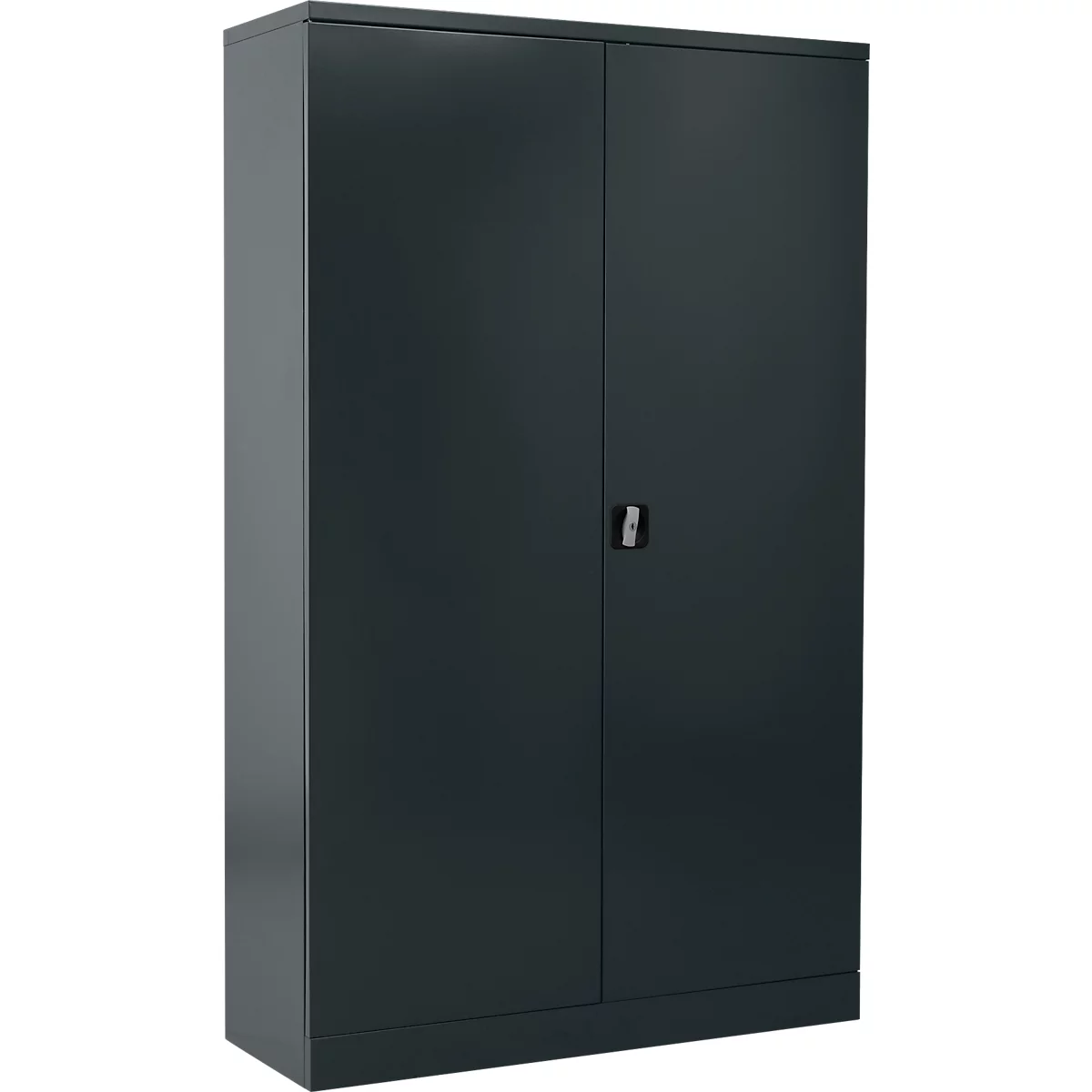 Armario de acero con puerta abatible, ancho 1200 x fondo 420 x alto 1950 mm gris antracita 7016