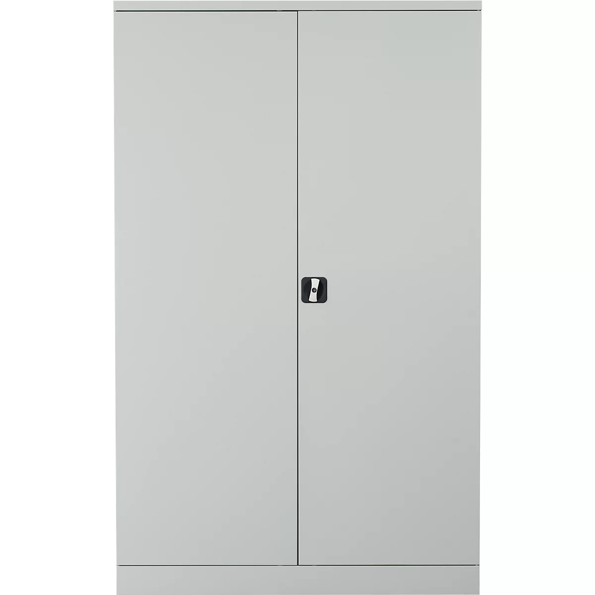 Armario de acero con puerta abatible, ancho 1200 x fondo 420 x alto 1950 mm, gris claro 7035