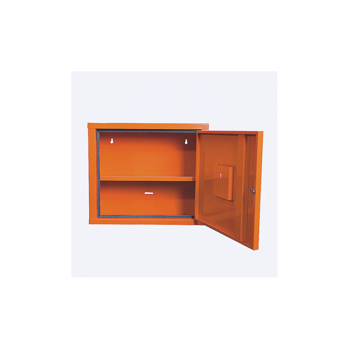 Armario de emergencia JUNIORSAFE, ancho 490 x fondo 200 x alto 420 mm, sin contenido, naranja