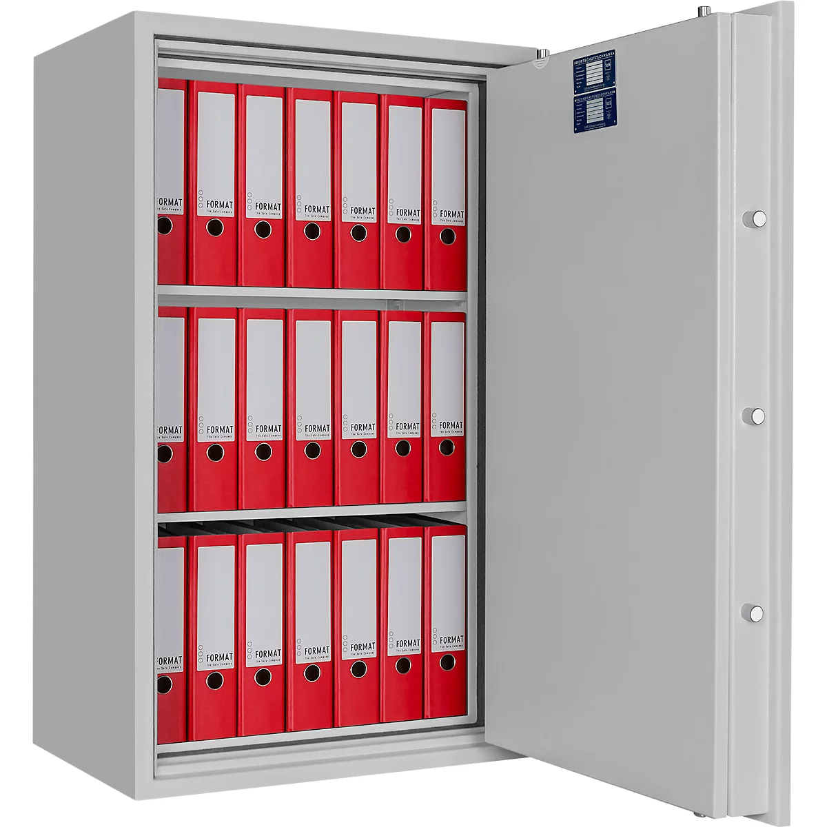 Armario de seguridad Paper Star Pro 3, gris claro RAL 7035