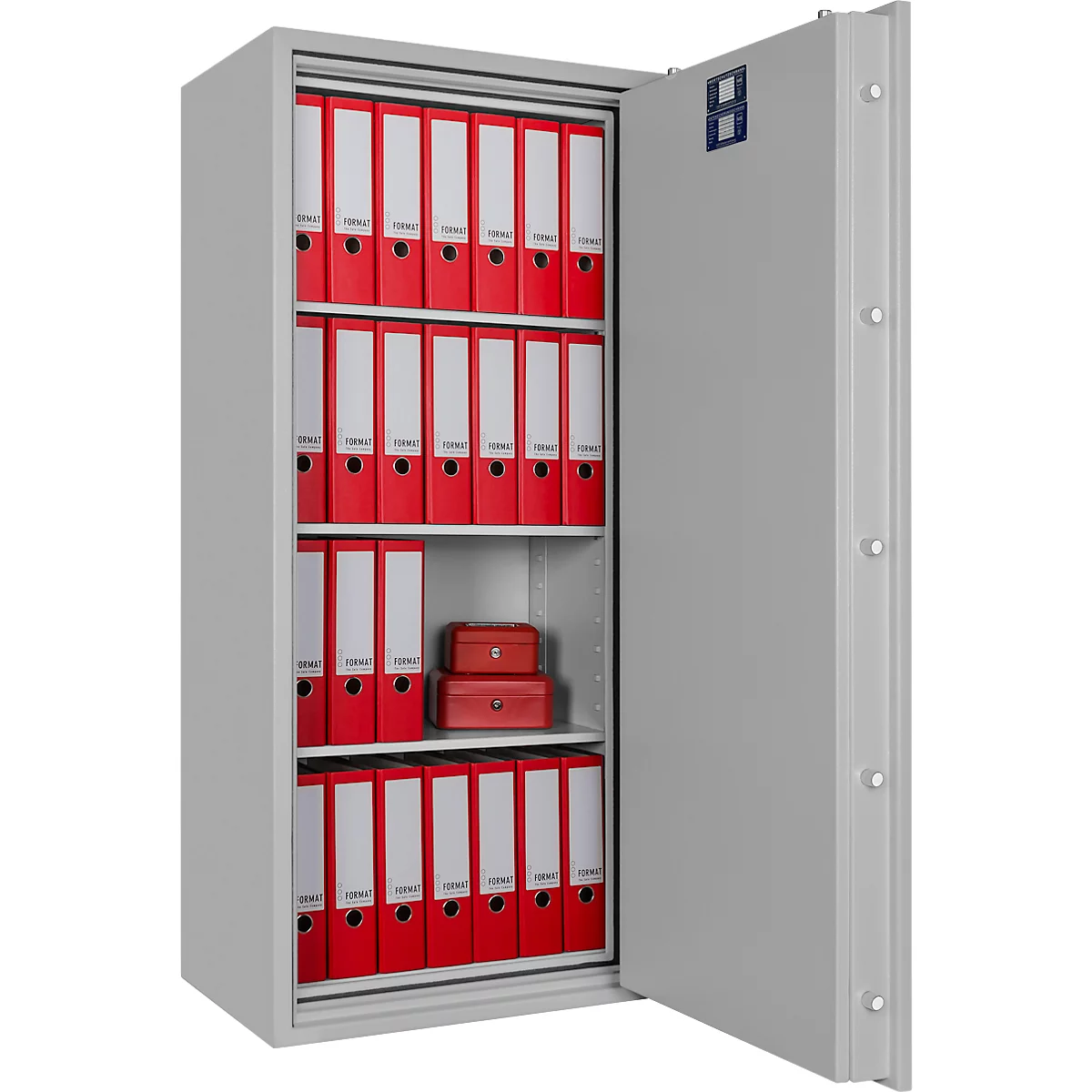 Armario de seguridad Paper Star Pro 4, gris claro RAL 7035