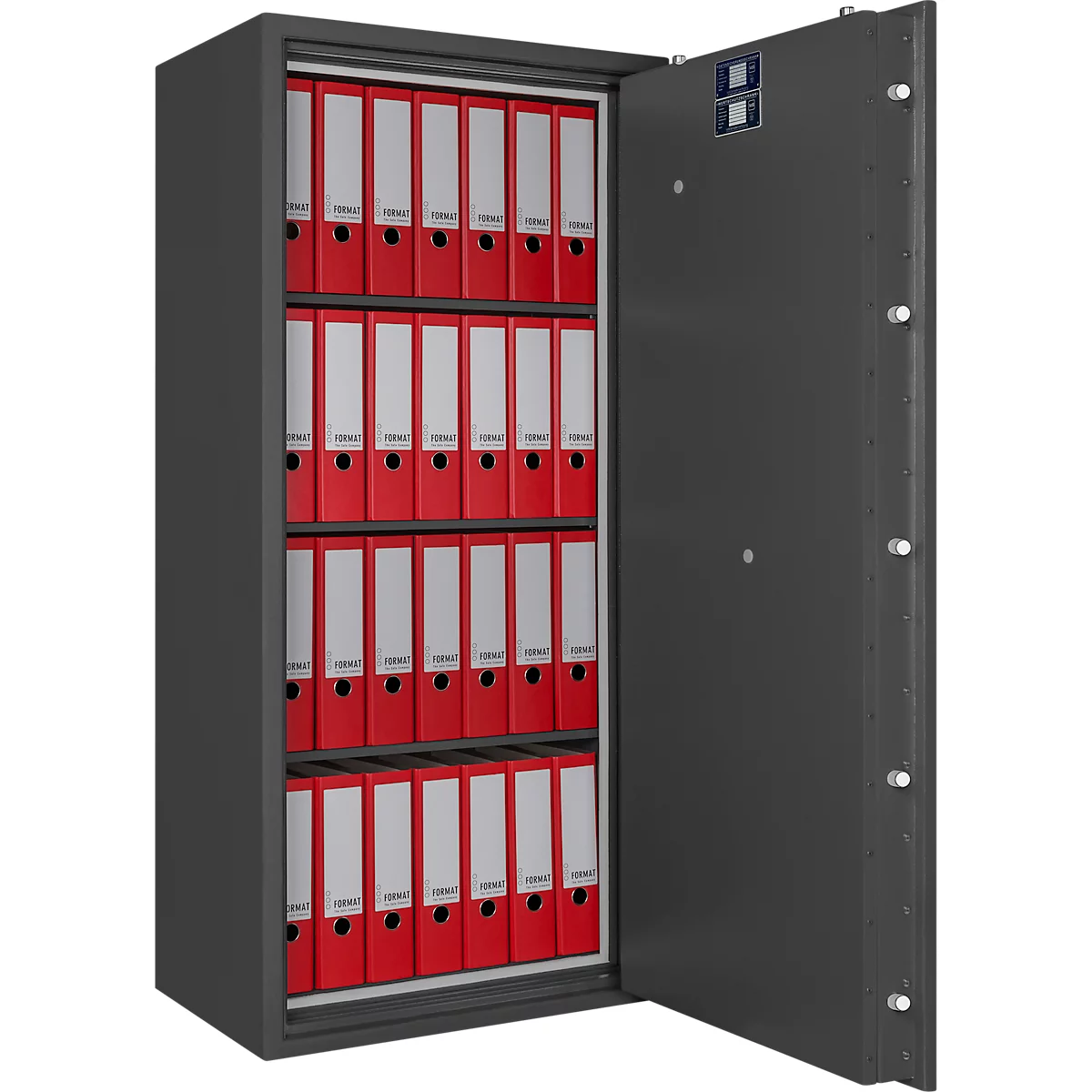 Armario de seguridad Paper Star Pro 4, gris grafito RAL 7024