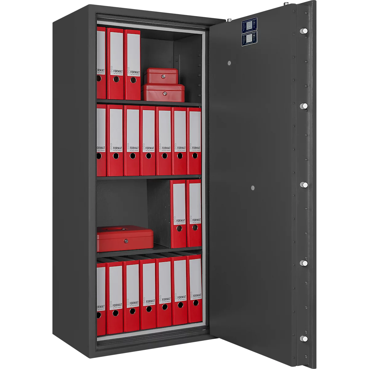 Armario de seguridad Paper Star Pro 4, gris grafito RAL 7024