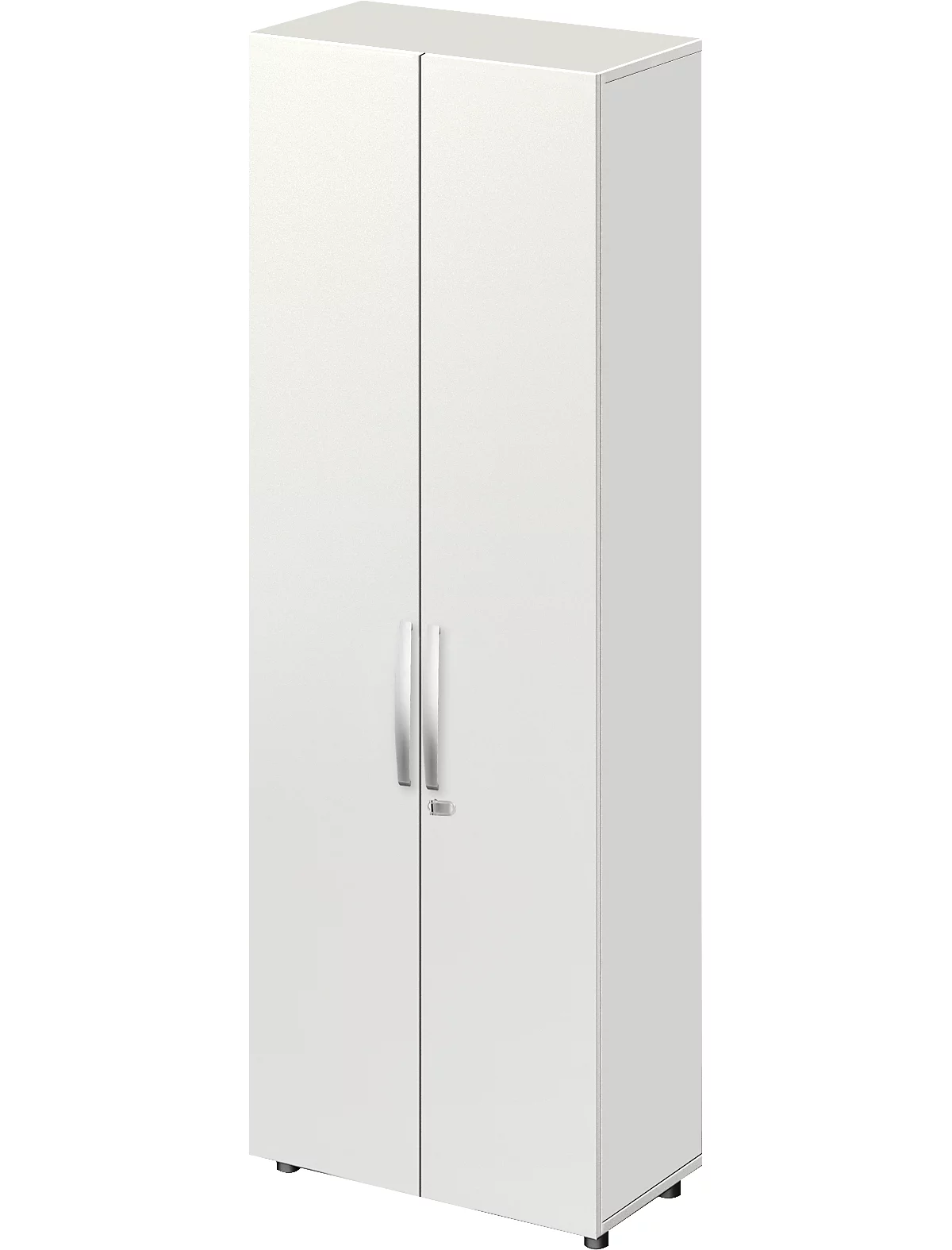 Armario Shop Select LOGIN de Schäfer, 6 alturas de archivador, An 800 x P 420 x Al 2240 mm, gris claro/gris claro