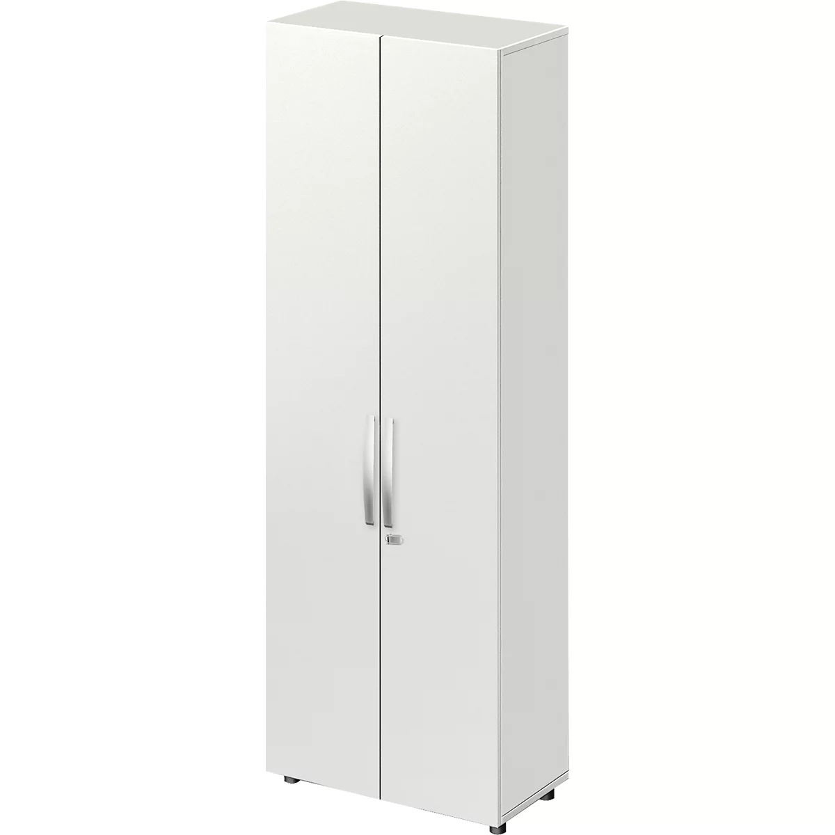 Armario Shop Select LOGIN de Schäfer, 6 alturas de archivador, An 800 x P 420 x Al 2240 mm, gris claro/gris claro