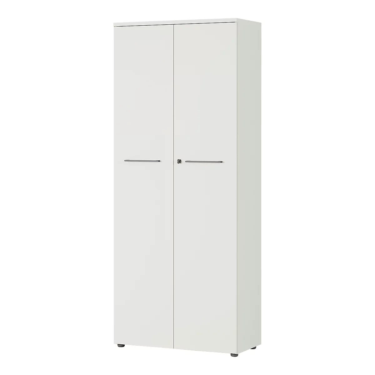 Armoire à 2 portes battantes Agenda, 5 HC, L 800 x P 400 x 1970 mm, gris clair