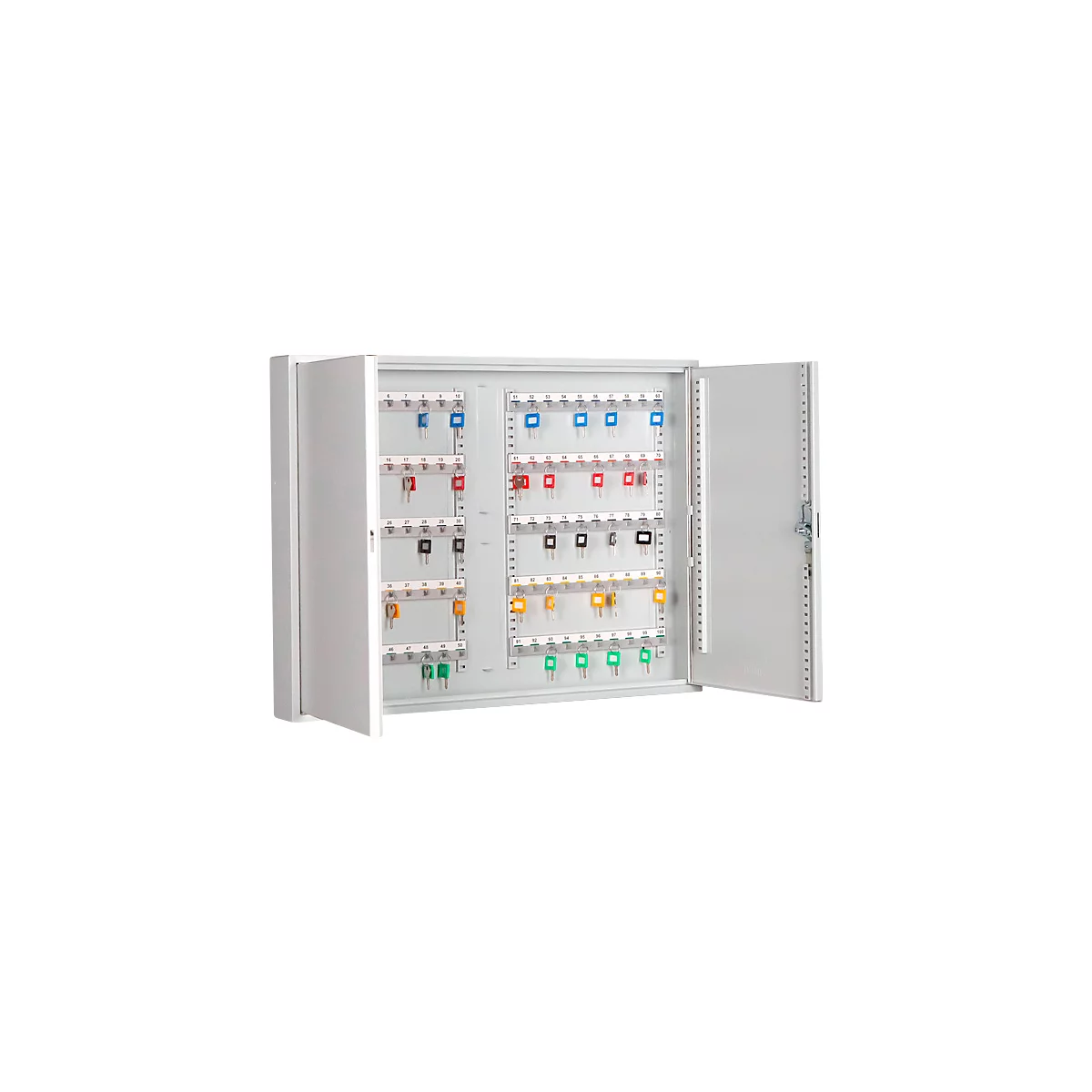 Armoire à clés, double porte, pour 100 clés