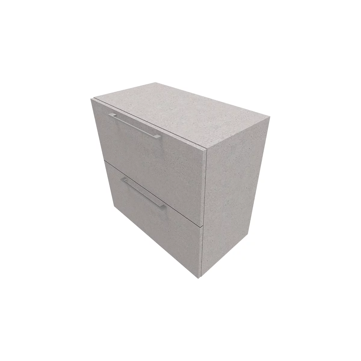 Armoire à dossiers suspendus SOLUS PLAY, 2 hauteurs de classeur, l. 800 x P 440 x H 748 mm, ceramic grey