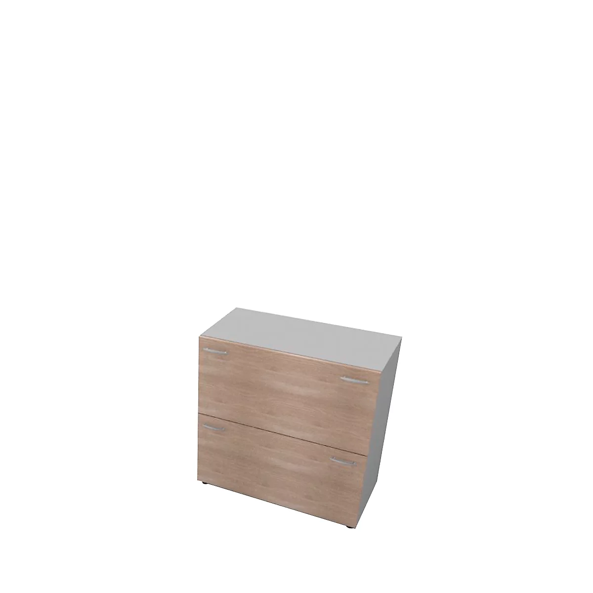 Armoire à dossiers suspendus X-TIME-WORK, 2 tiroirs, 860 x 430 x 860 mm, orme