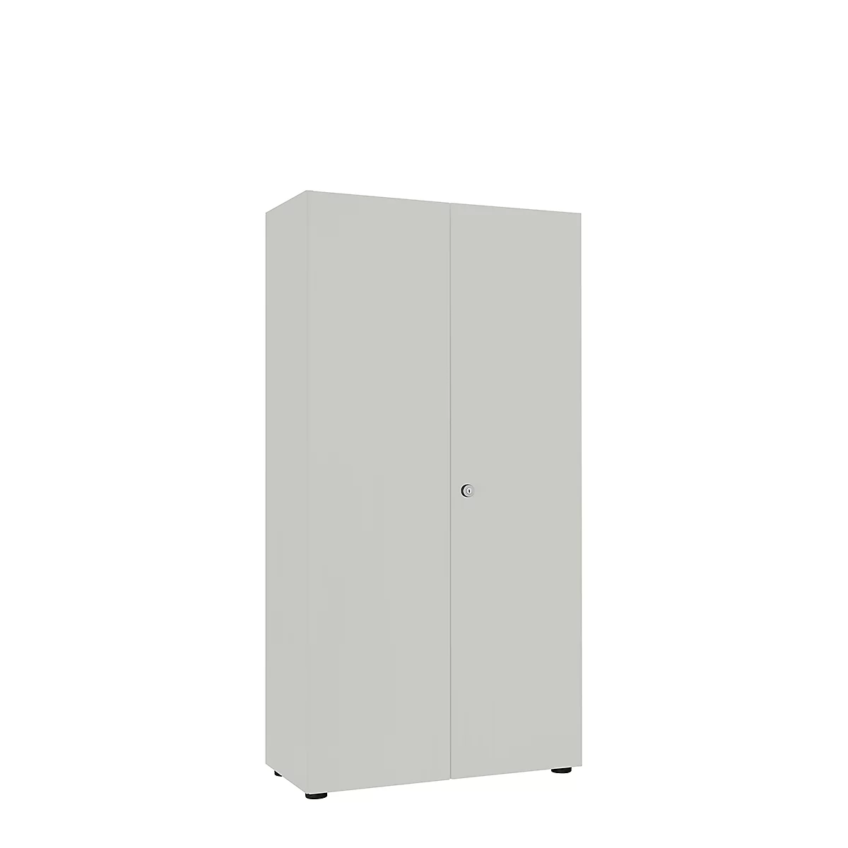 Armoire à porte battante, 80 cm l., 5 HC, argent
