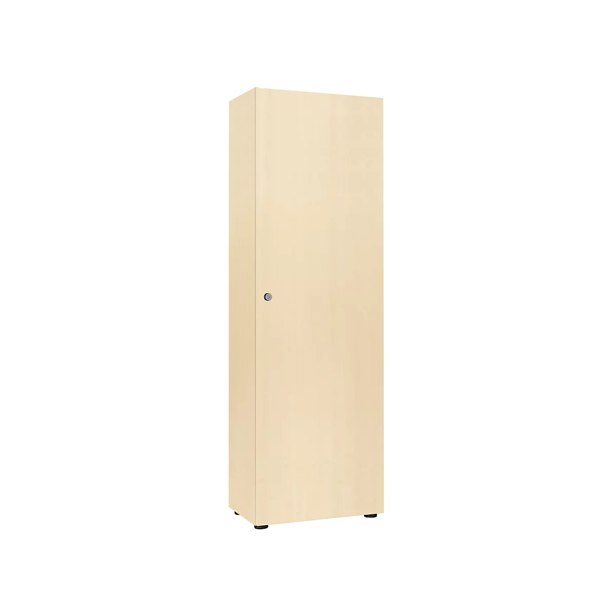 Armoire à porte battante avec 1 porte, sans surface acoustique, l. 600 mm, coloris érable