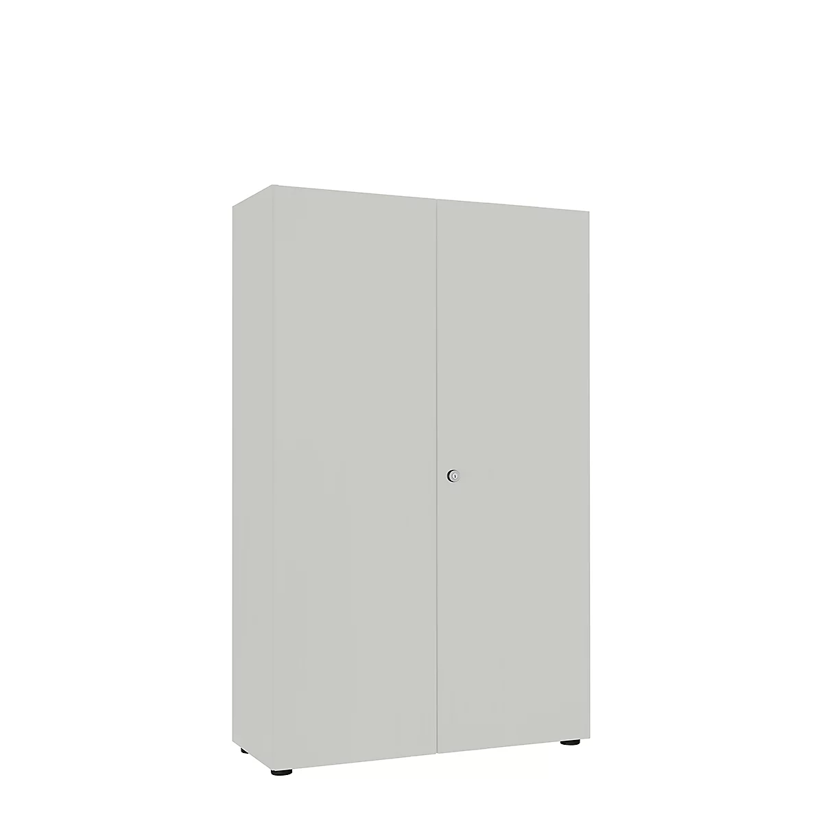 Armoire à portes battantes, l. 1000 mm, 5 HC, argent