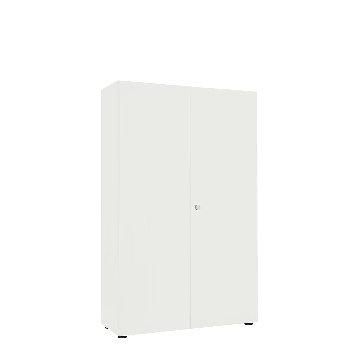 Armoire à portes battantes, l. 1000 mm, 5 HC, blanc
