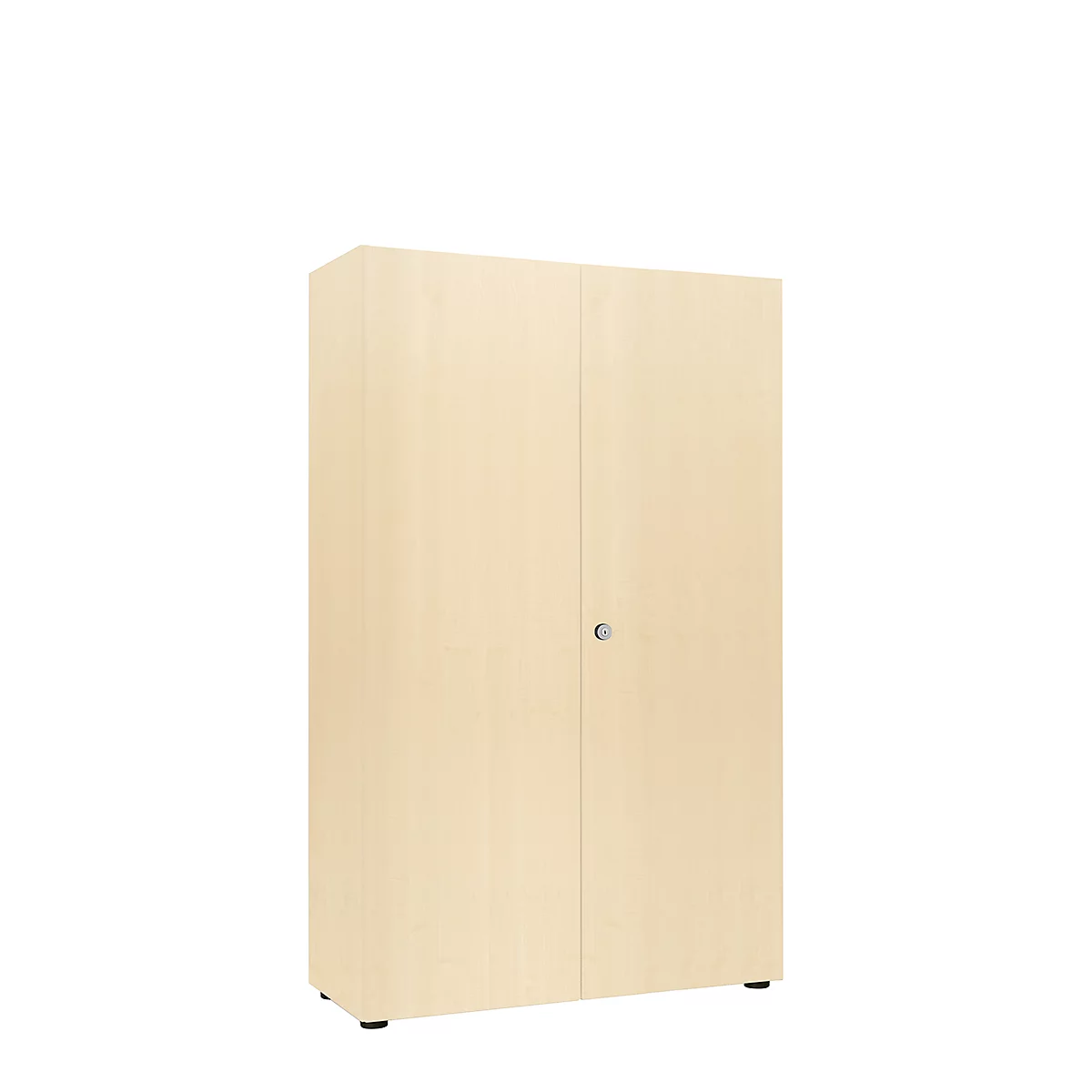 Armoire à portes battantes, l. 1000 mm, 5 HC, érable