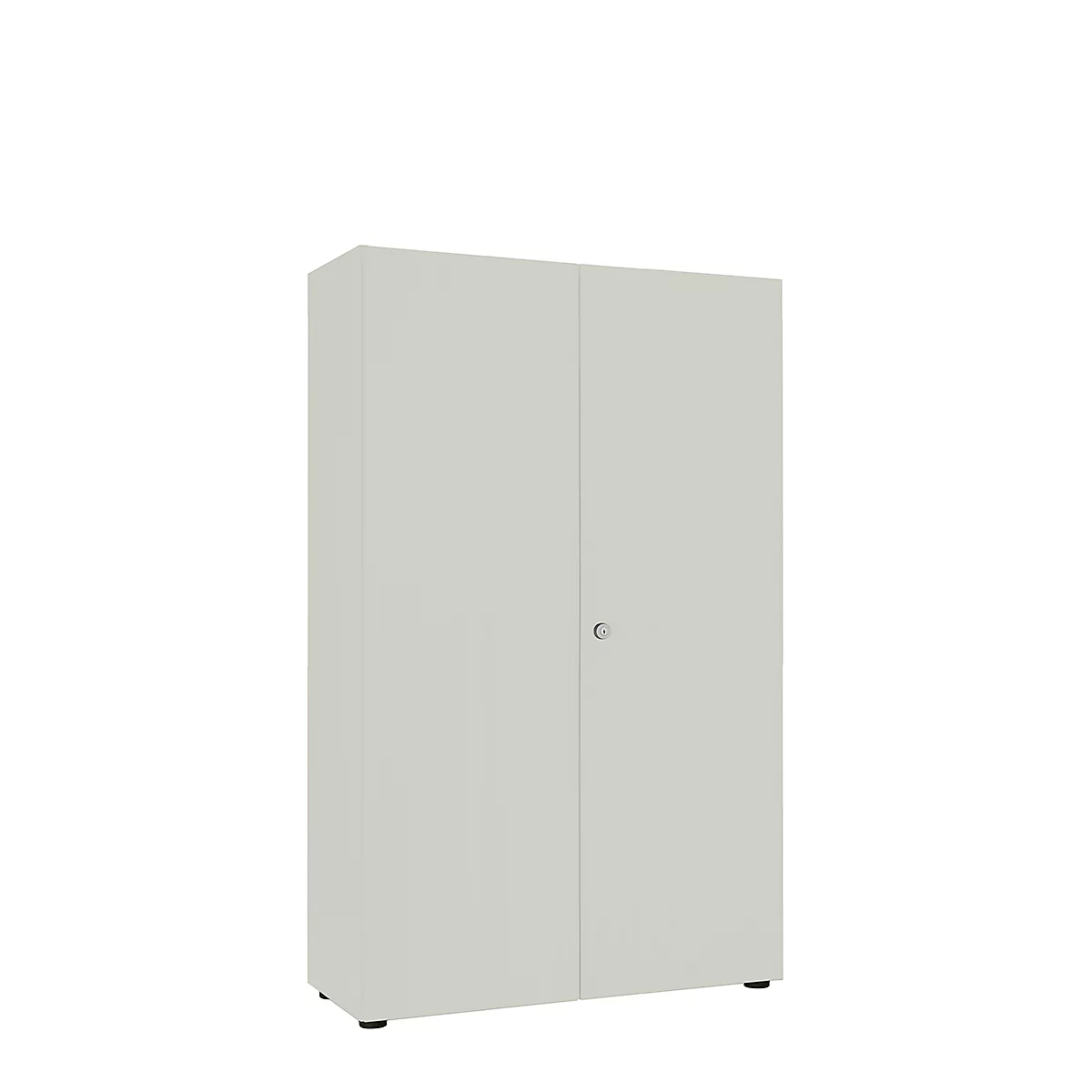Armoire à portes battantes, l. 1000 mm, 5 HC, gris clair