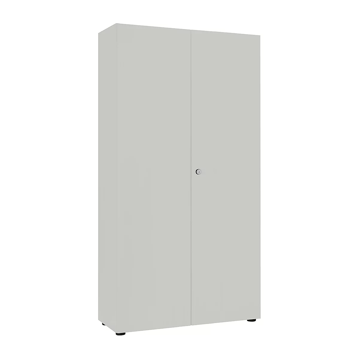 Armoire à portes battantes, l. 1000 mm, 6 HC, argent