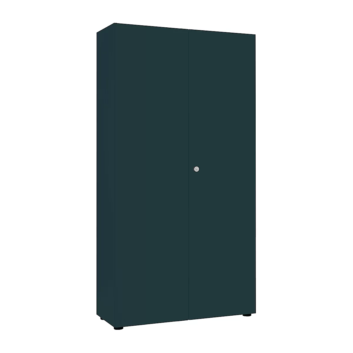 Armoire à portes battantes, l. 1000 mm, 6 HC, graphite