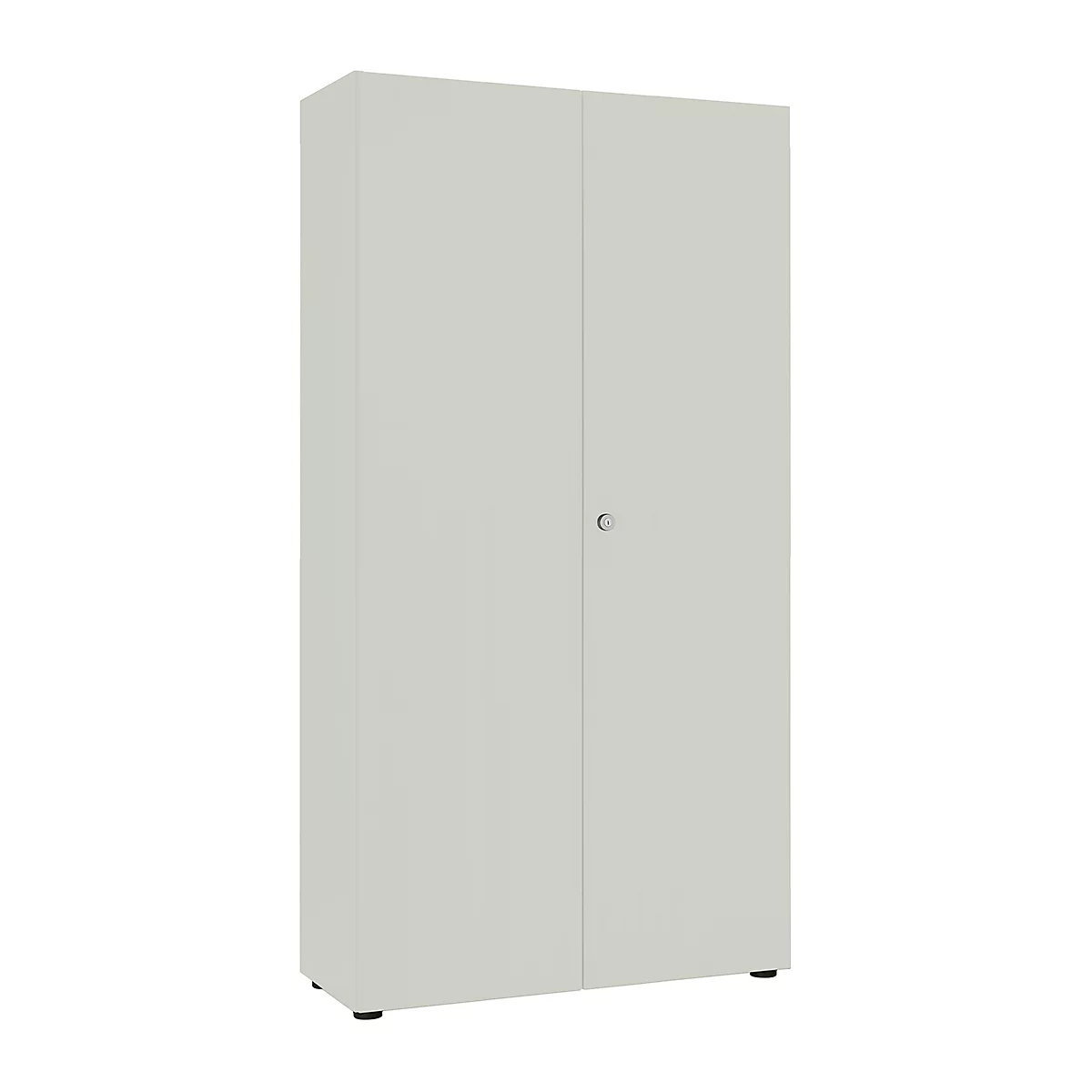 Armoire à portes battantes, l. 1000 mm, 6 HC, gris clair