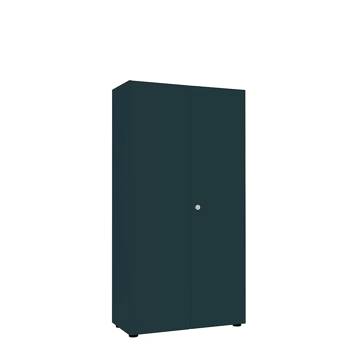 Armoire à portes battantes, l. 80 cm, 5 HC, graphite