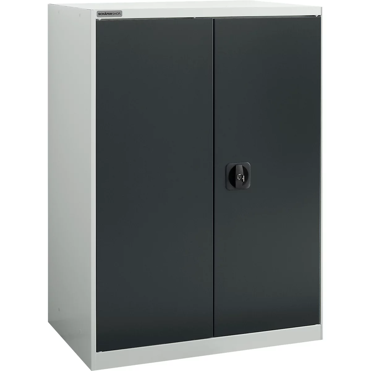 Armoire à portes battantes Schäfer Shop Select MS-i 12408, tôle d'acier, L 800 x P 400 x H 1215 mm, 3 HC, gris clair/gris anthracite, jusqu'à 150 kg 