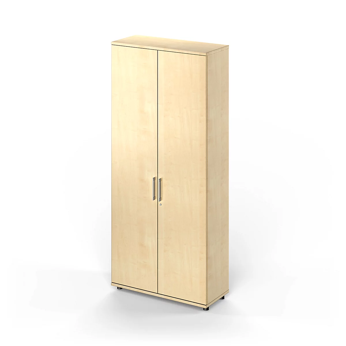 Armoire à portes battantes TETRIS WOOD - 5 HC - l. 1000 x P 421 x H 1910 mm - décor érable - notre marque Schäfer Shop Genius