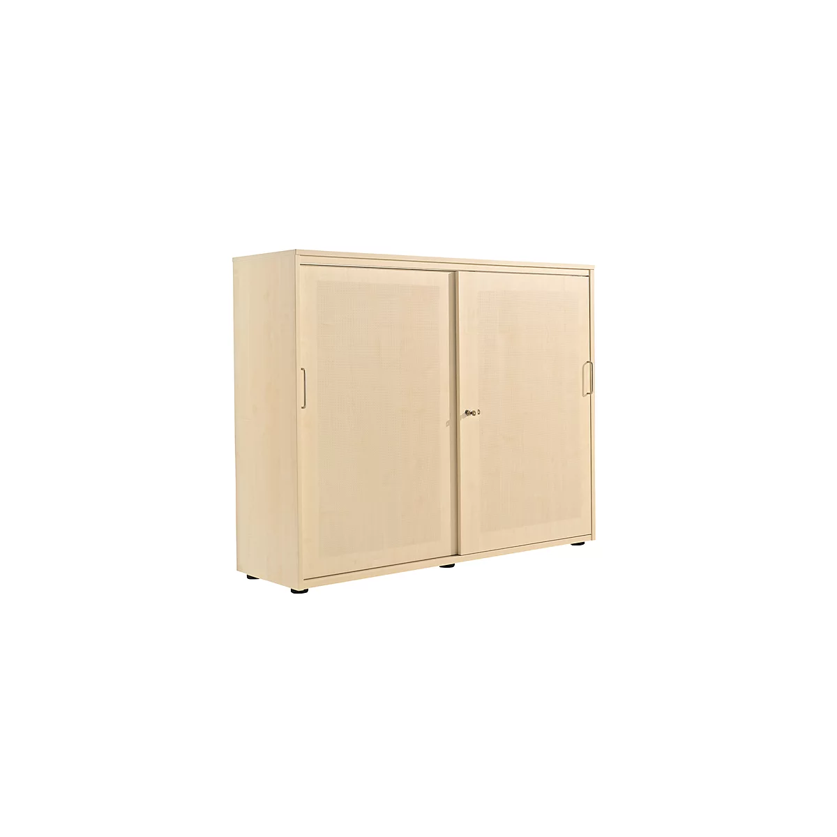 Armoire à portes coulis. 3 HC, l. 135, acous., érable