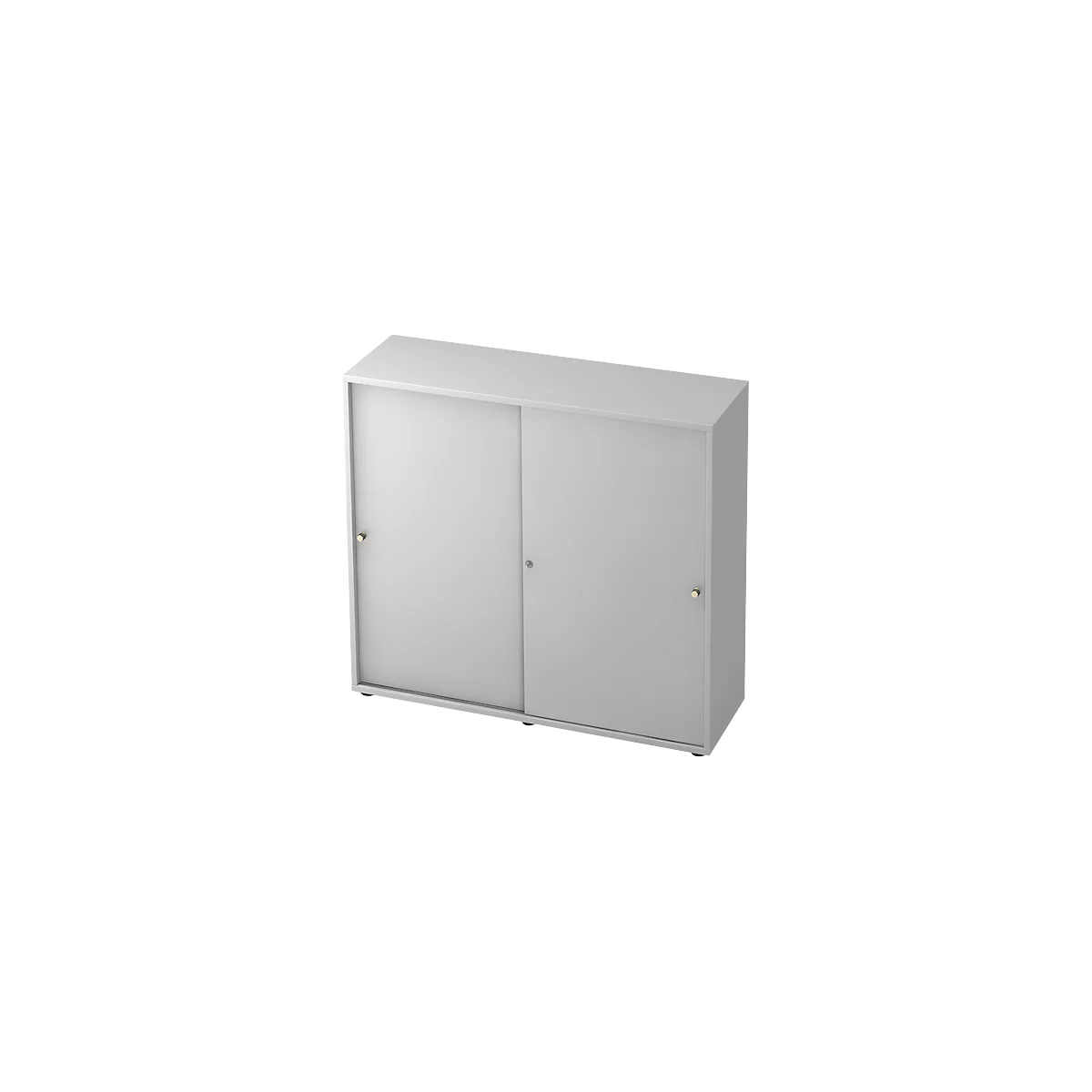 Armoire à portes coulissantes TOPAS LINE, 3 HC, gris clair/gris clair