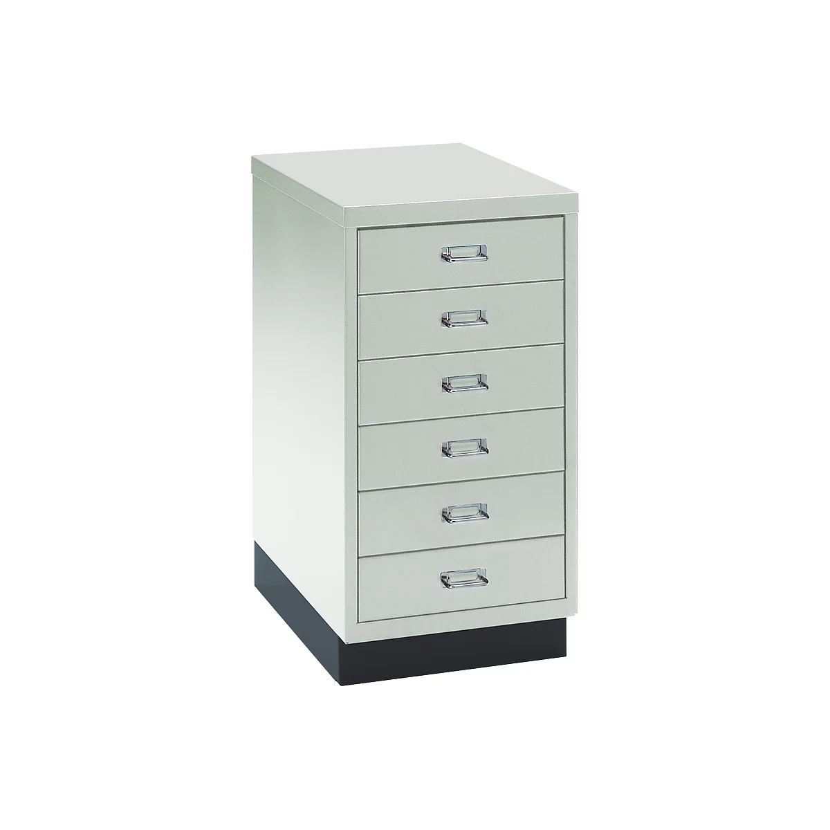 Armoire à tiroirs A3 SSI, 6 tiroirs, 675 mm de hauteur, gris clair