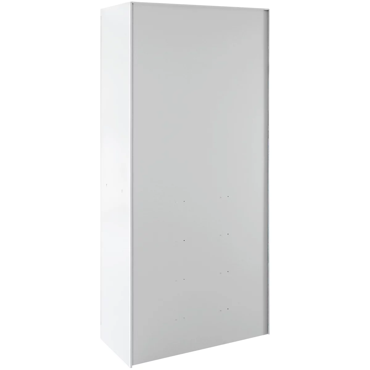 Armoire à tiroirs ADB, 27 tiroirs, 3 tablettes, verrouillage 2 points, acier, L 800 x P 410 x H 1790 mm, gris clair RAL 7035