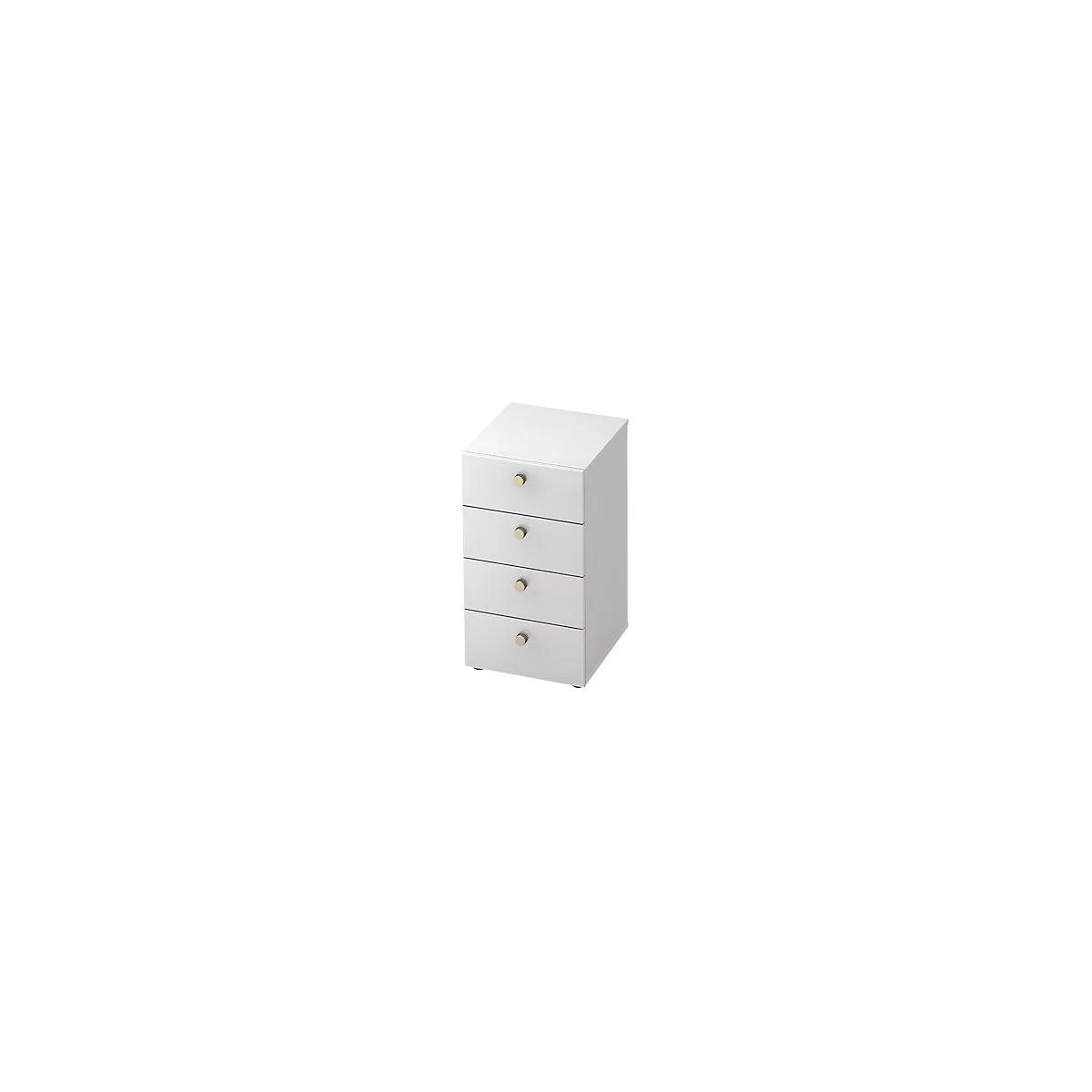 Armoire à tiroirs TOPAS LINE, 2 HC, L 400 mm, blanc/blanc