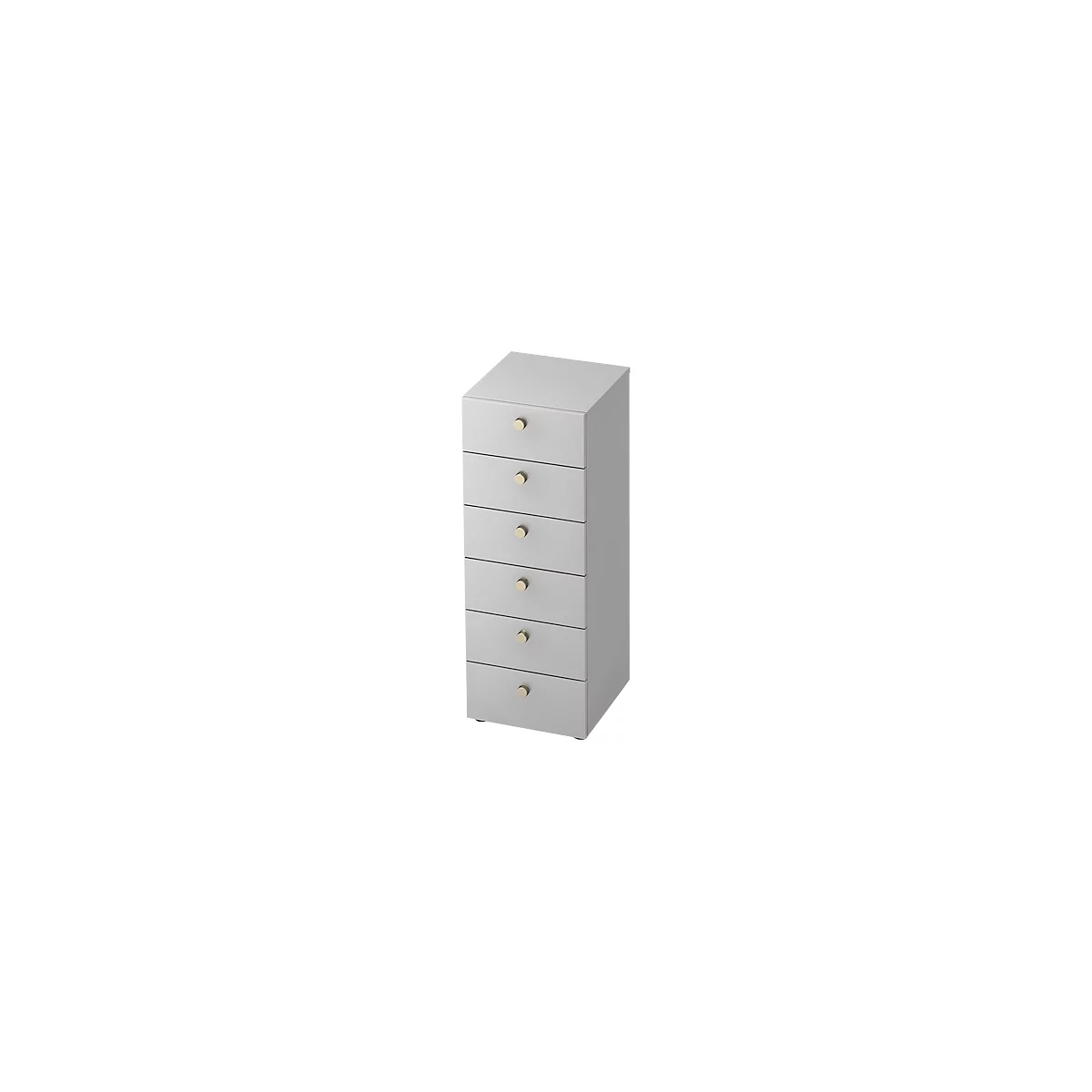 Armoire à tiroirs TOPAS LINE, 3 HC, L 400 mm, gris clair/gris clair