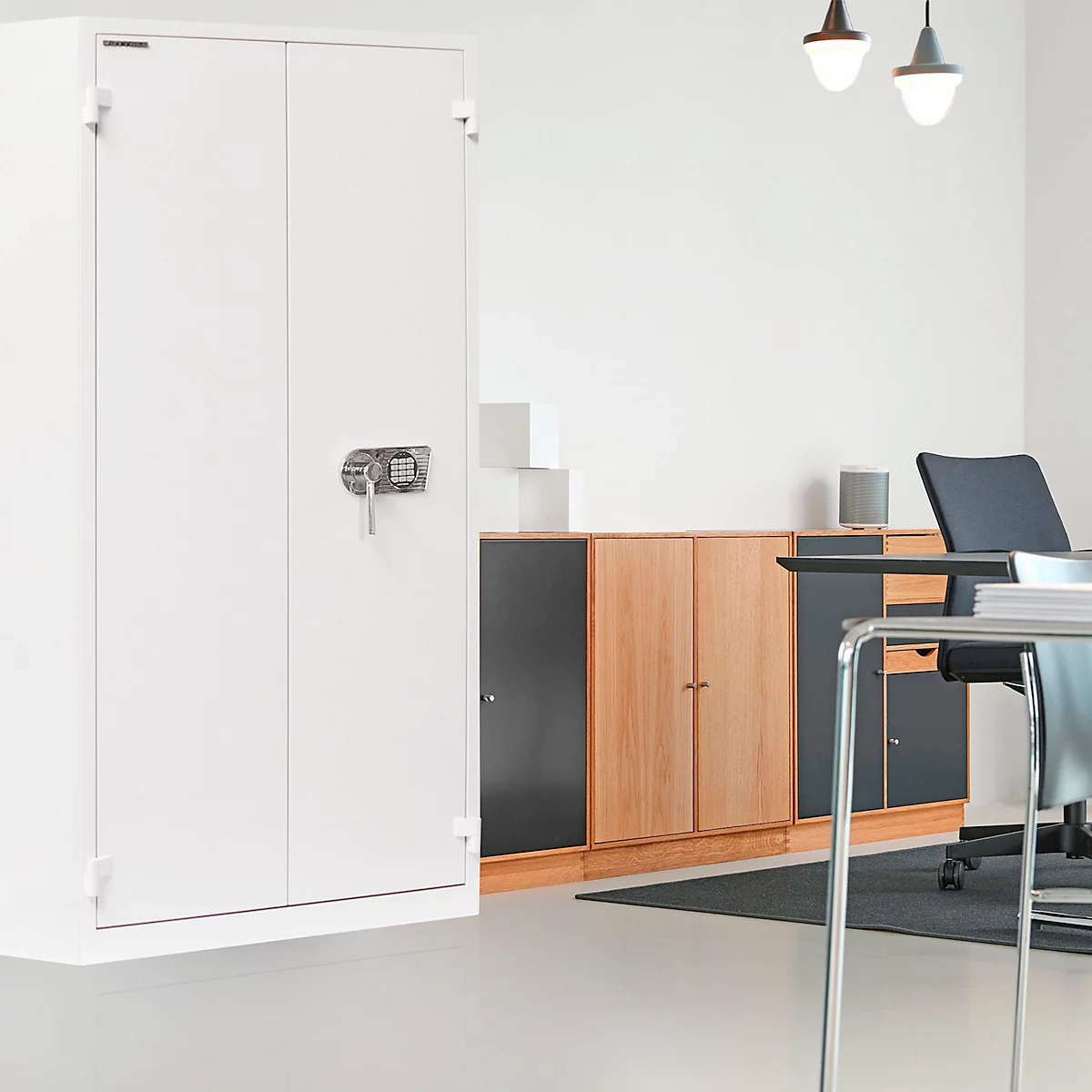 Armoire de bureau en acier Rottner Office 3 Premium serrure électronique